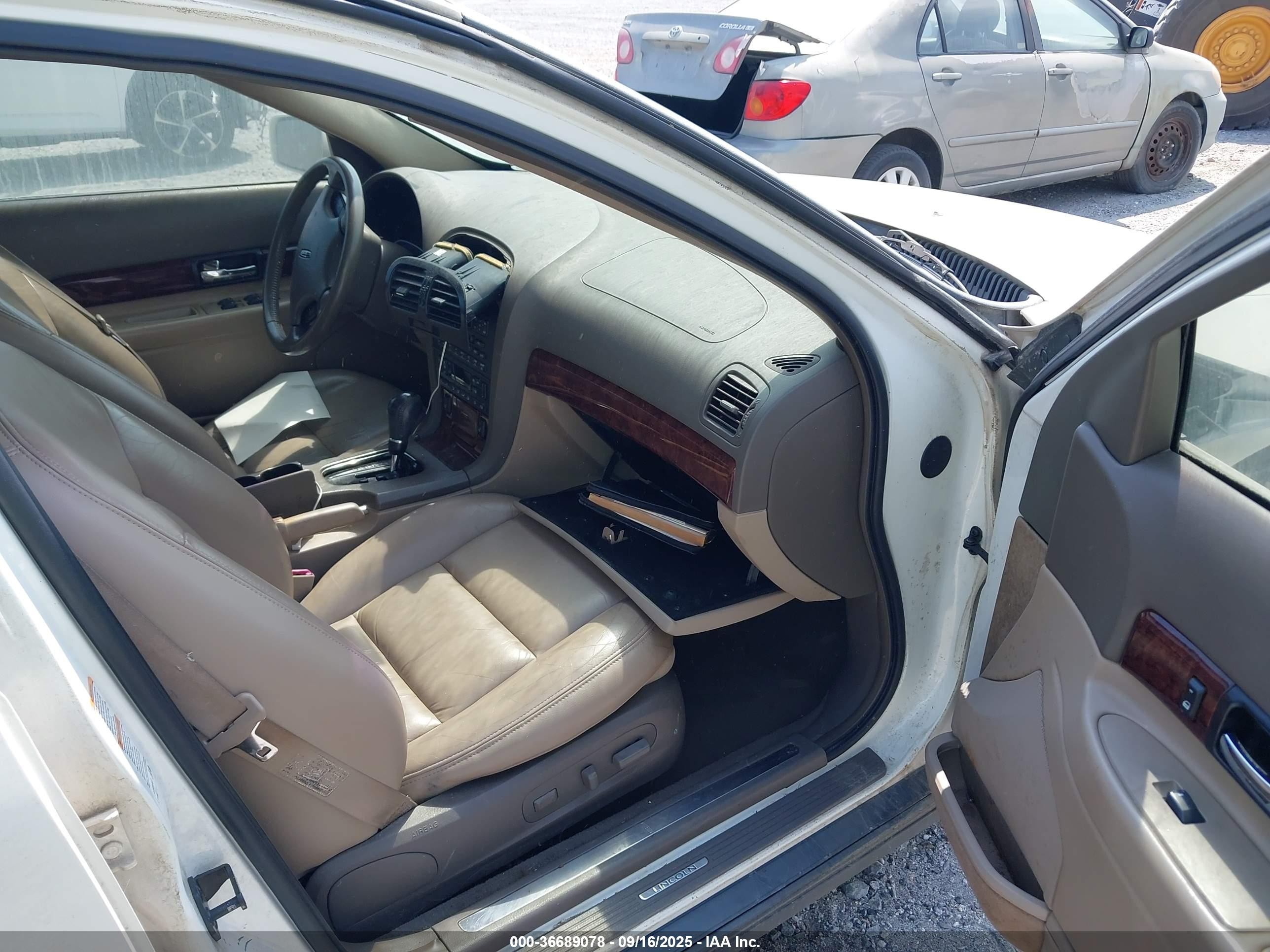 2000 Lincoln Ls V8 Auto White vin: 1LNHM87AXYY910378