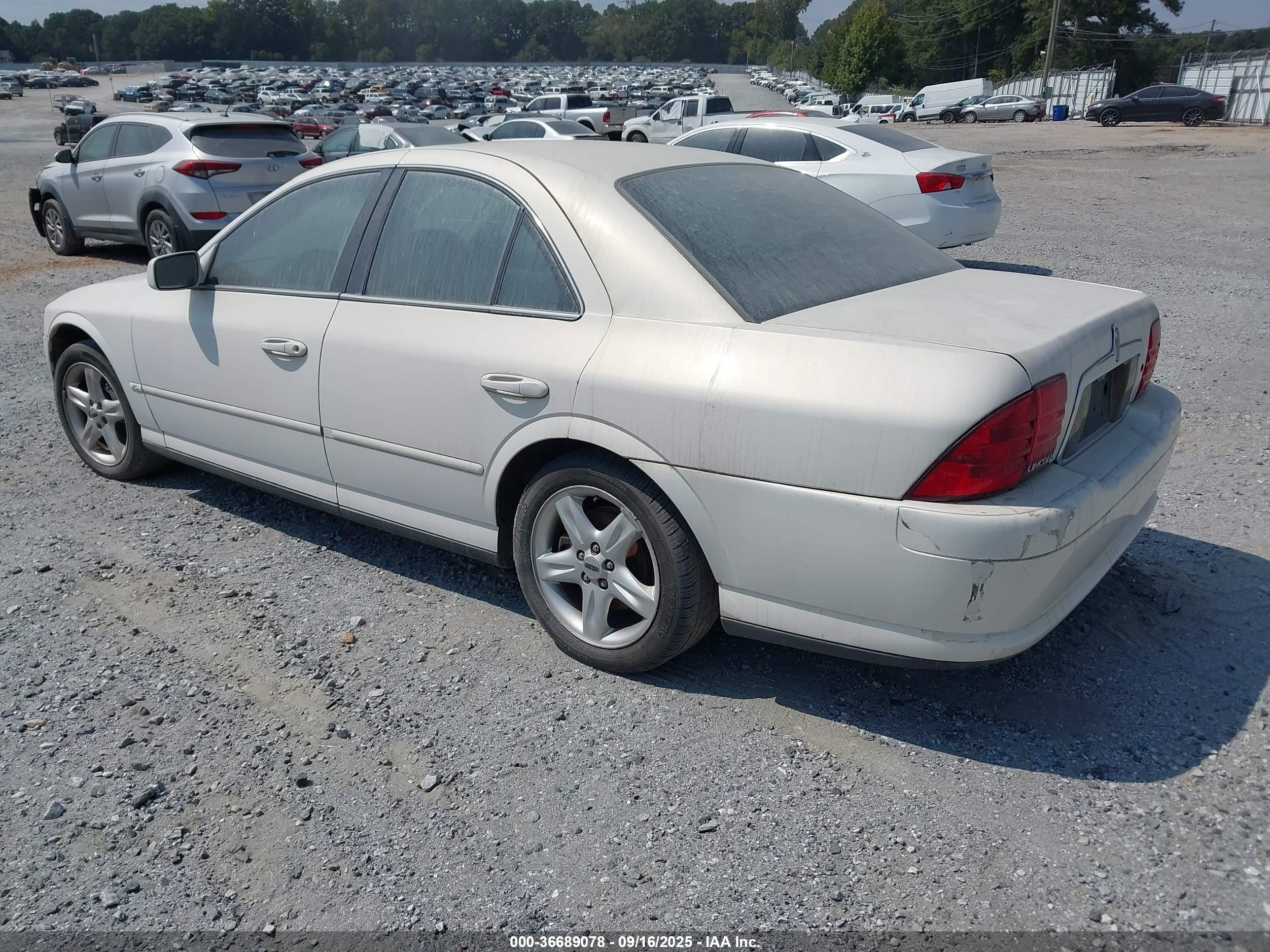 2000 Lincoln Ls V8 Auto White vin: 1LNHM87AXYY910378