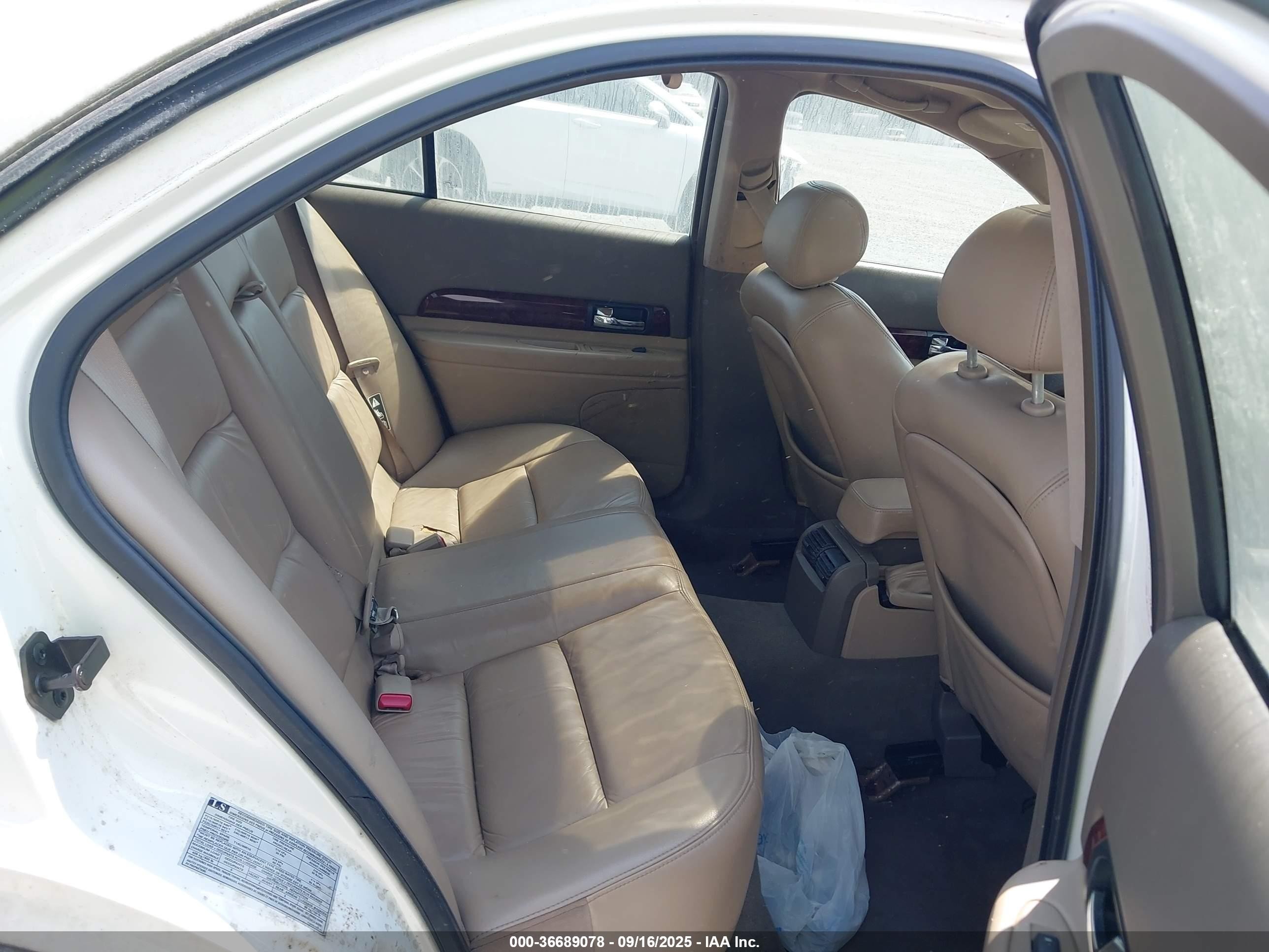 2000 Lincoln Ls V8 Auto White vin: 1LNHM87AXYY910378