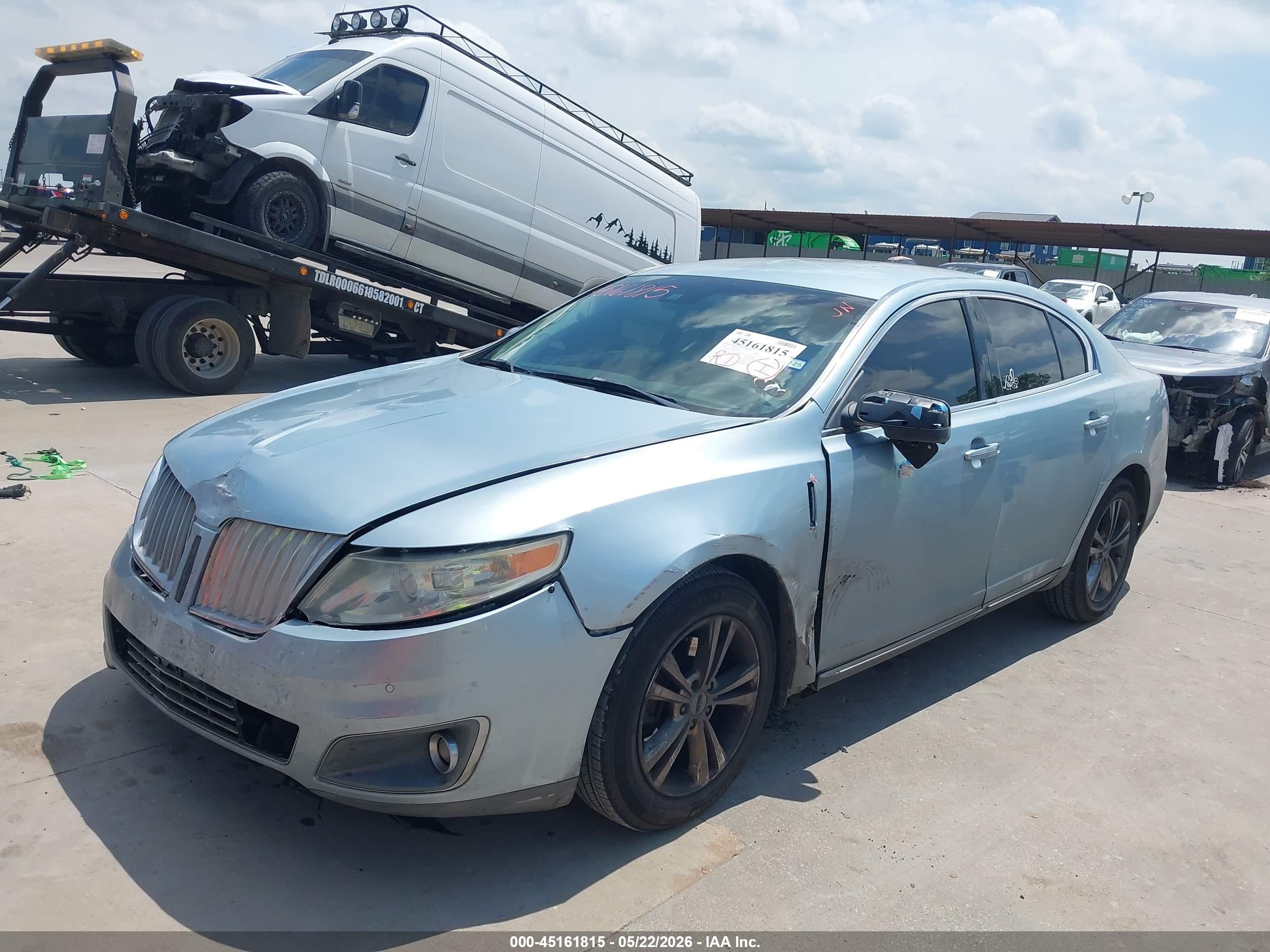 2009 Lincoln Mks   Blue vin: 1LNHM93R09G603195