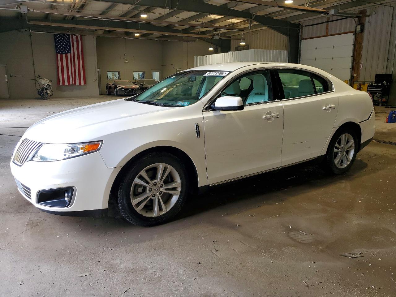 2009 Lincoln Mks Белый vin: 1LNHM93R19G609507
