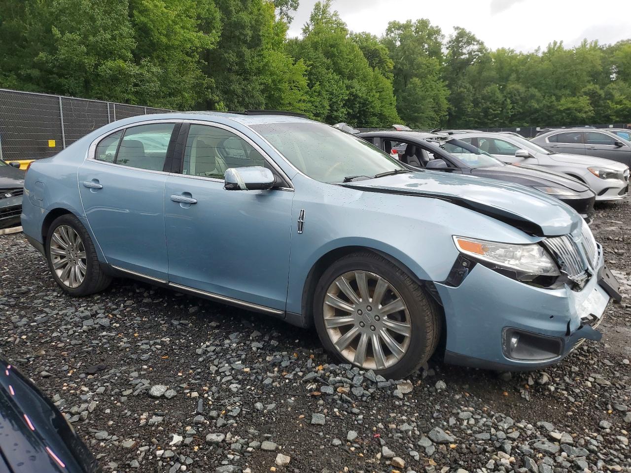 2009 Lincoln Mks Blue vin: 1LNHM93R19G630552