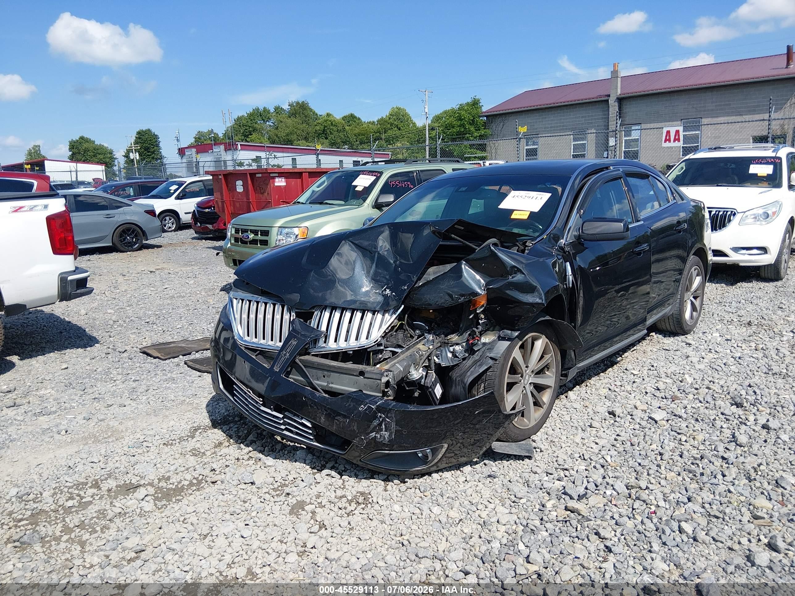 2009 Lincoln Mks   Черный vin: 1LNHM93R39G622212