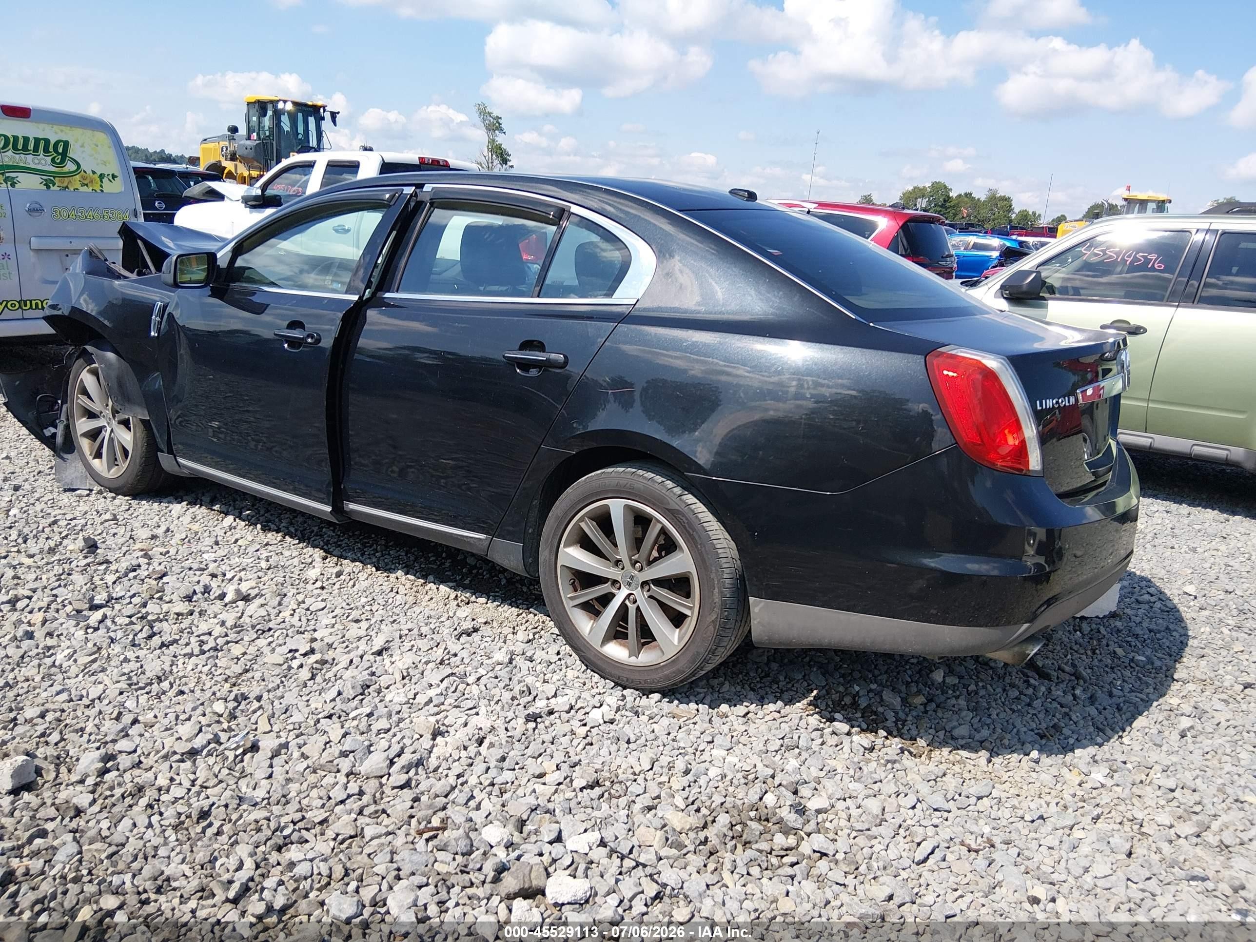 2009 Lincoln Mks   Черный vin: 1LNHM93R39G622212