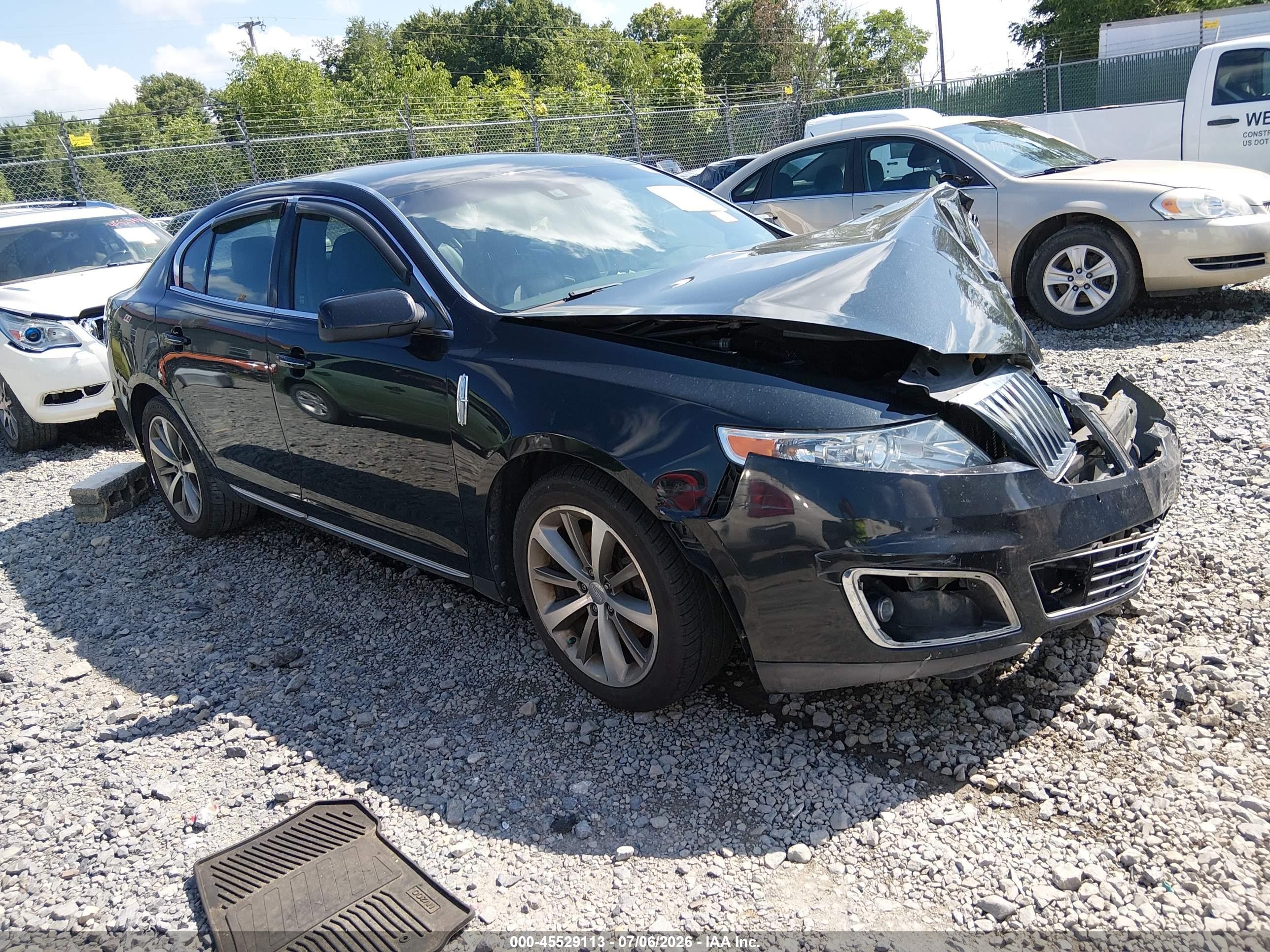 2009 Lincoln Mks   Black vin: 1LNHM93R39G622212