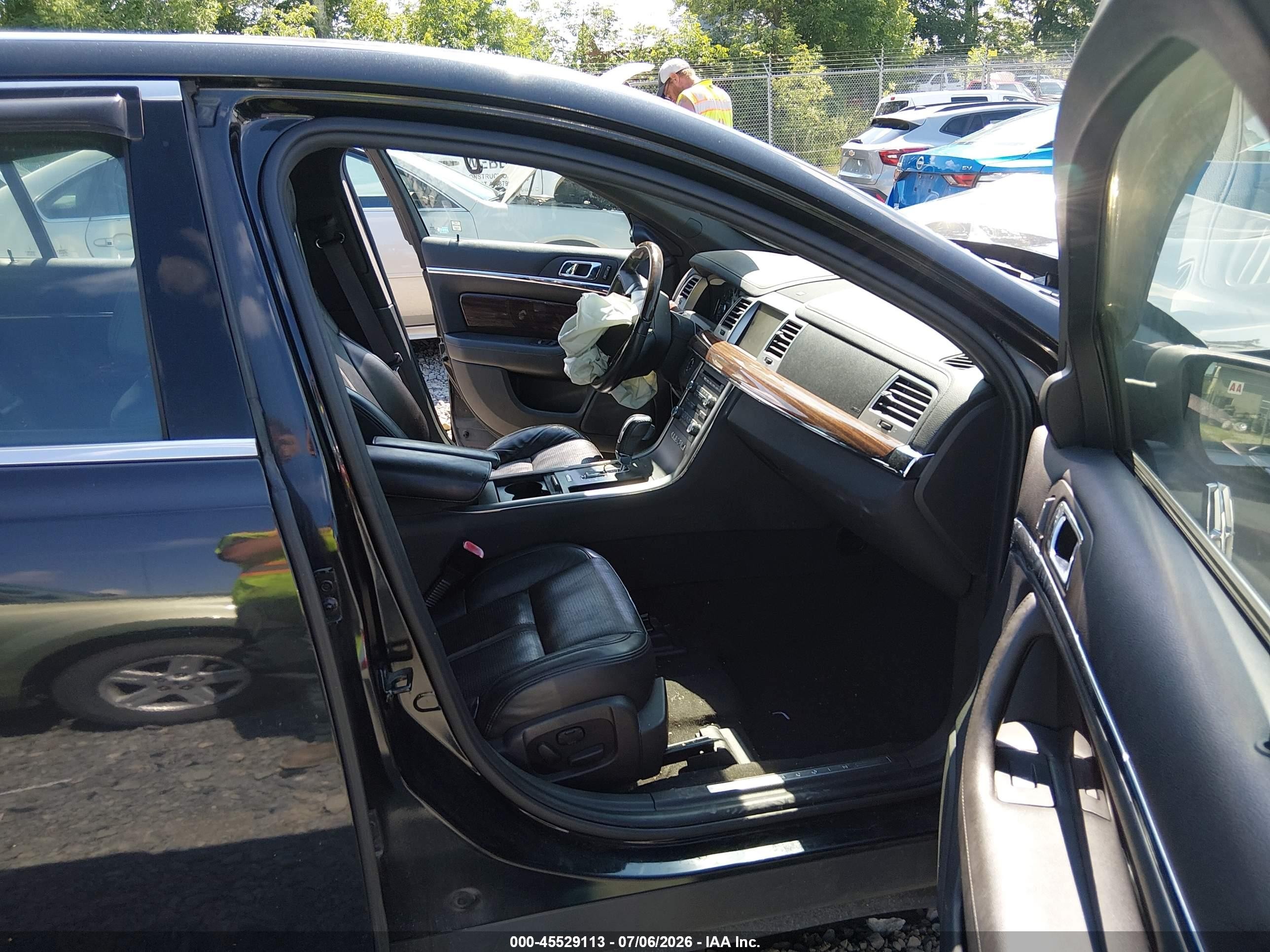 2009 Lincoln Mks   Черный vin: 1LNHM93R39G622212