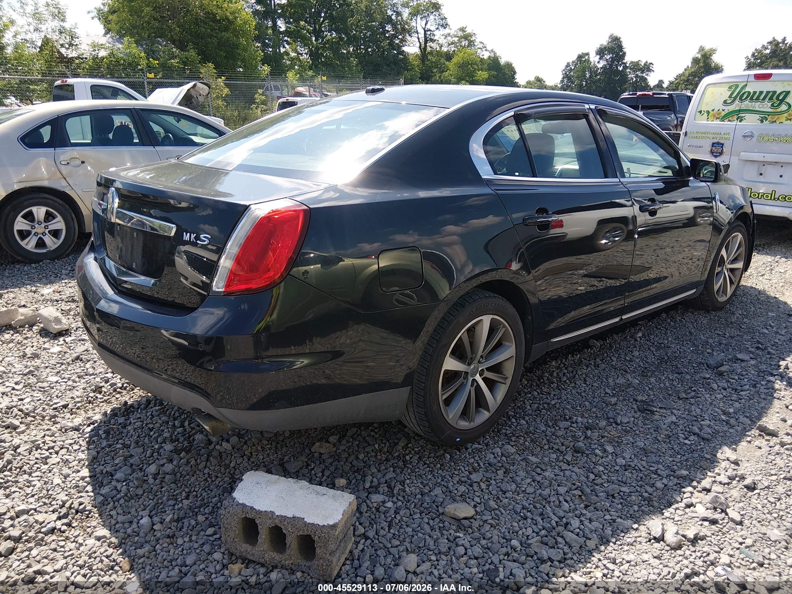 2009 Lincoln Mks   Черный vin: 1LNHM93R39G622212