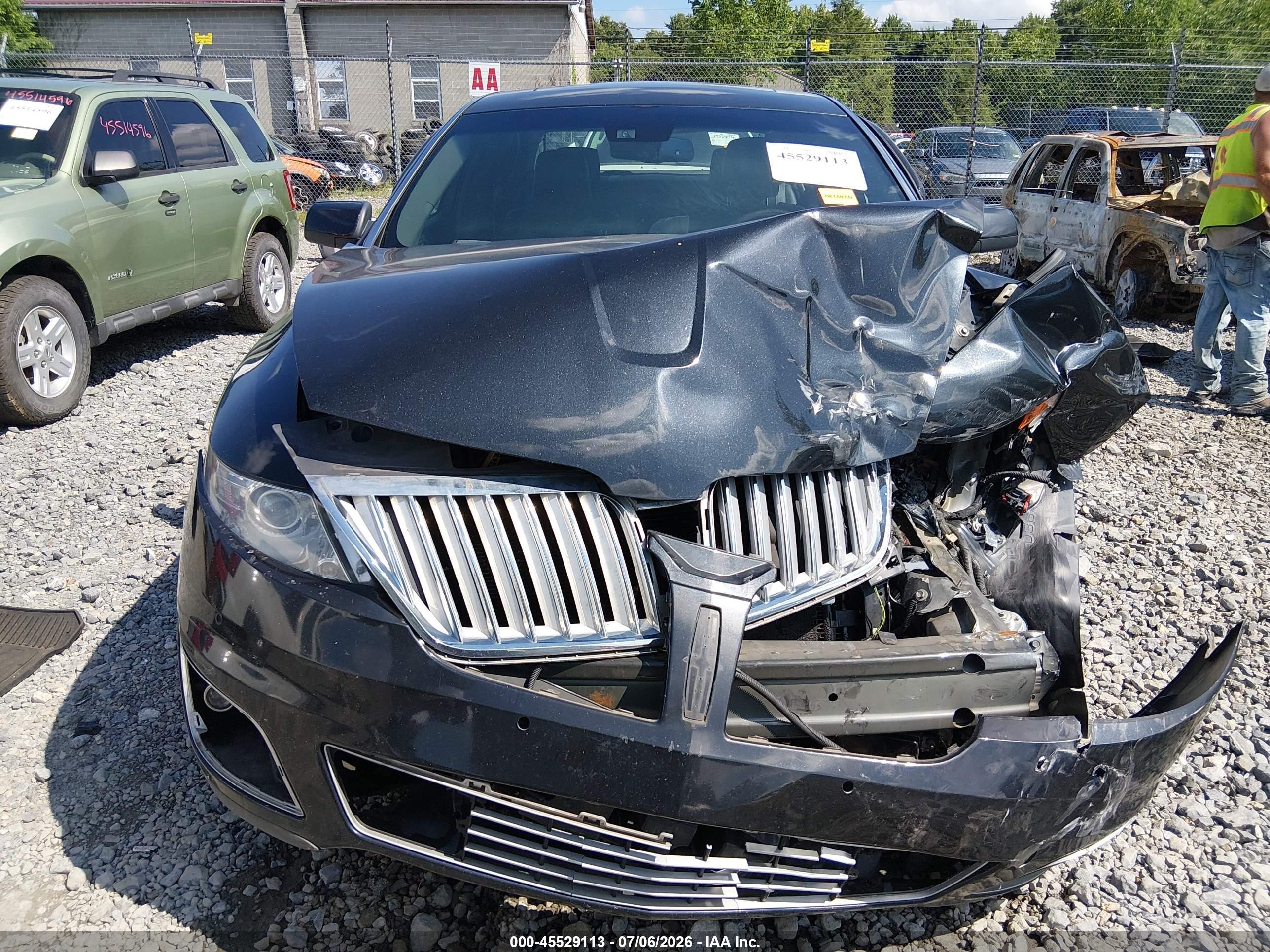 2009 Lincoln Mks   Черный vin: 1LNHM93R39G622212