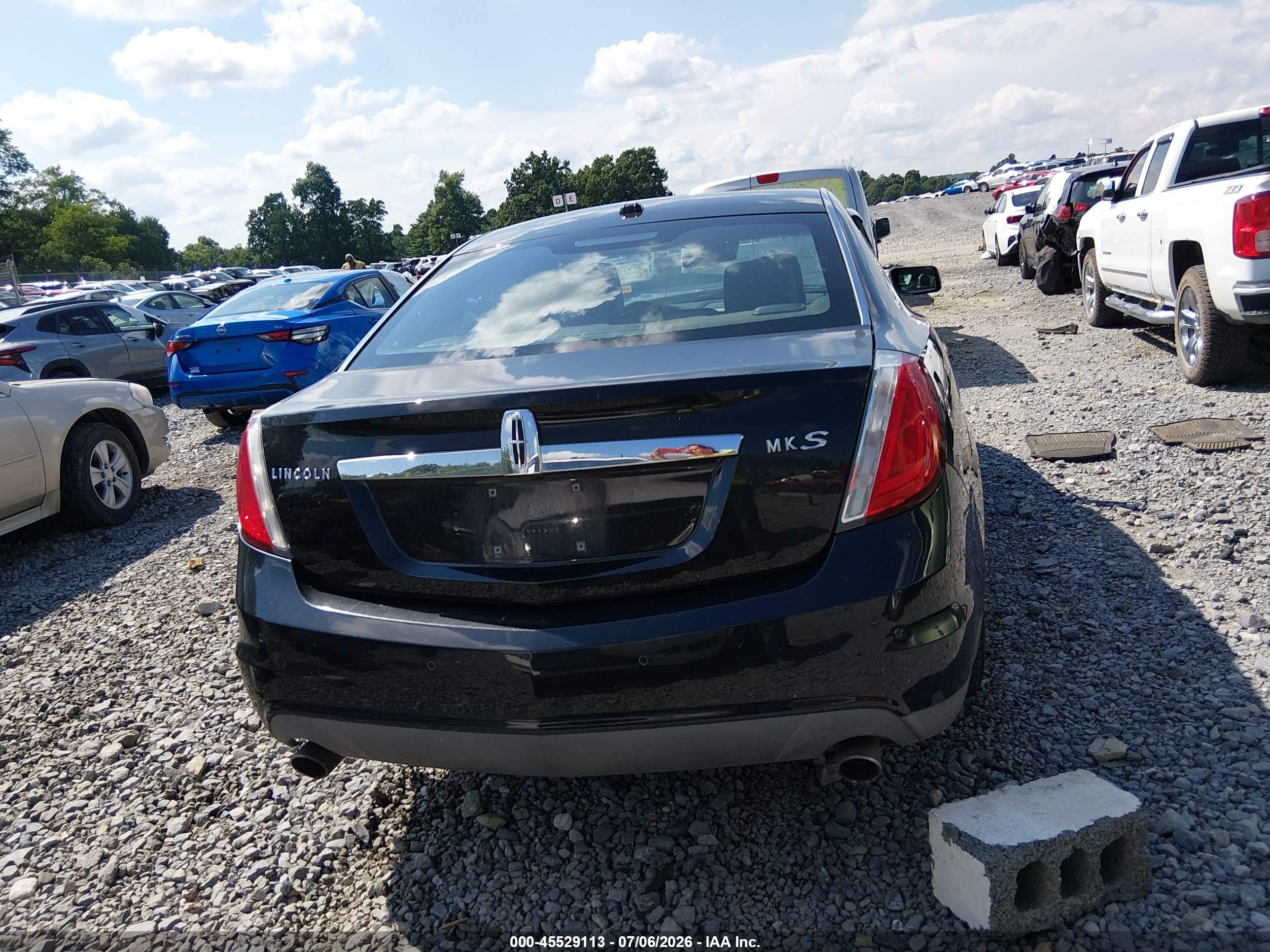 2009 Lincoln Mks   Черный vin: 1LNHM93R39G622212