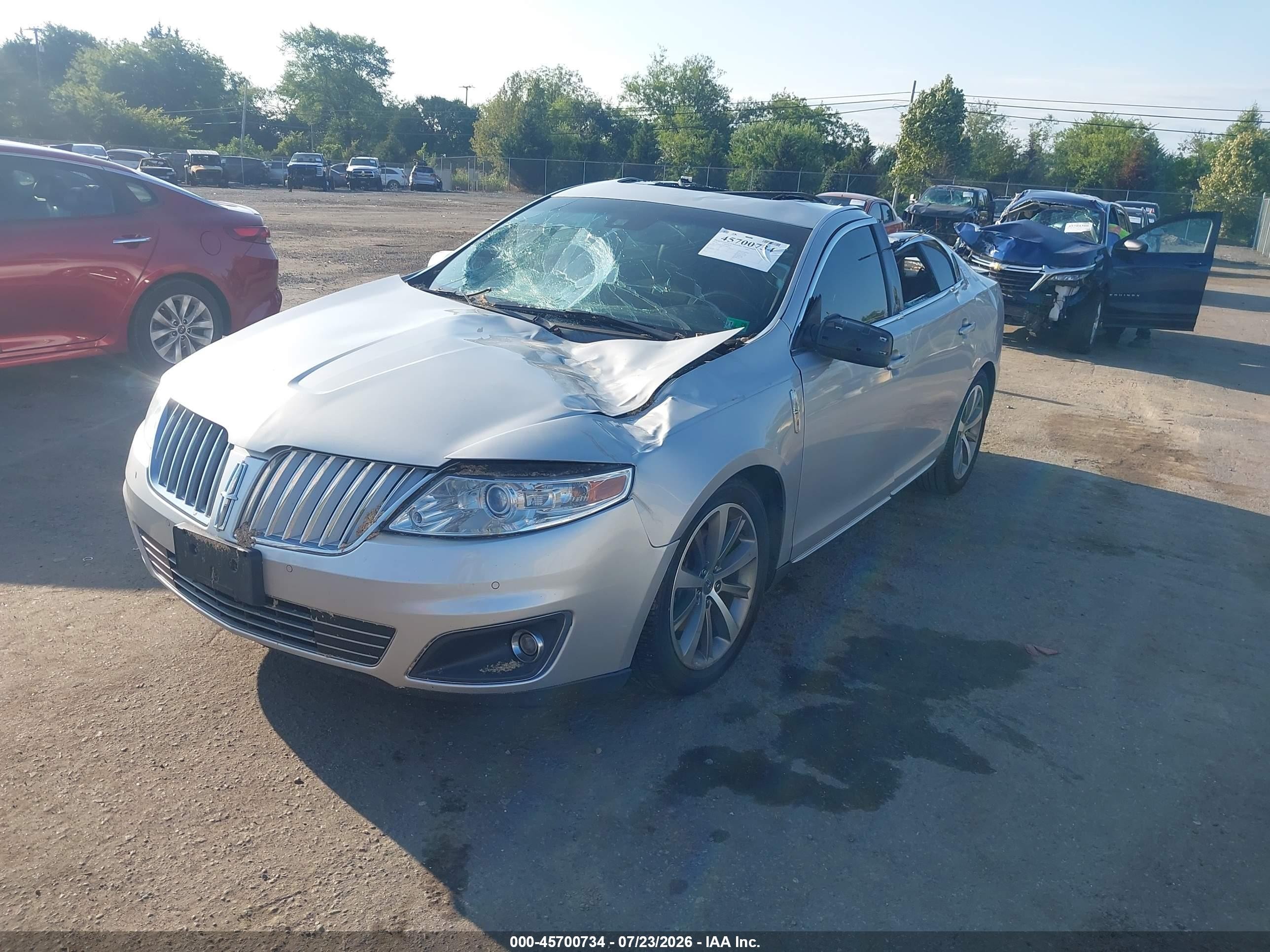 2009 Lincoln Mks   Silver vin: 1LNHM93R49G603149