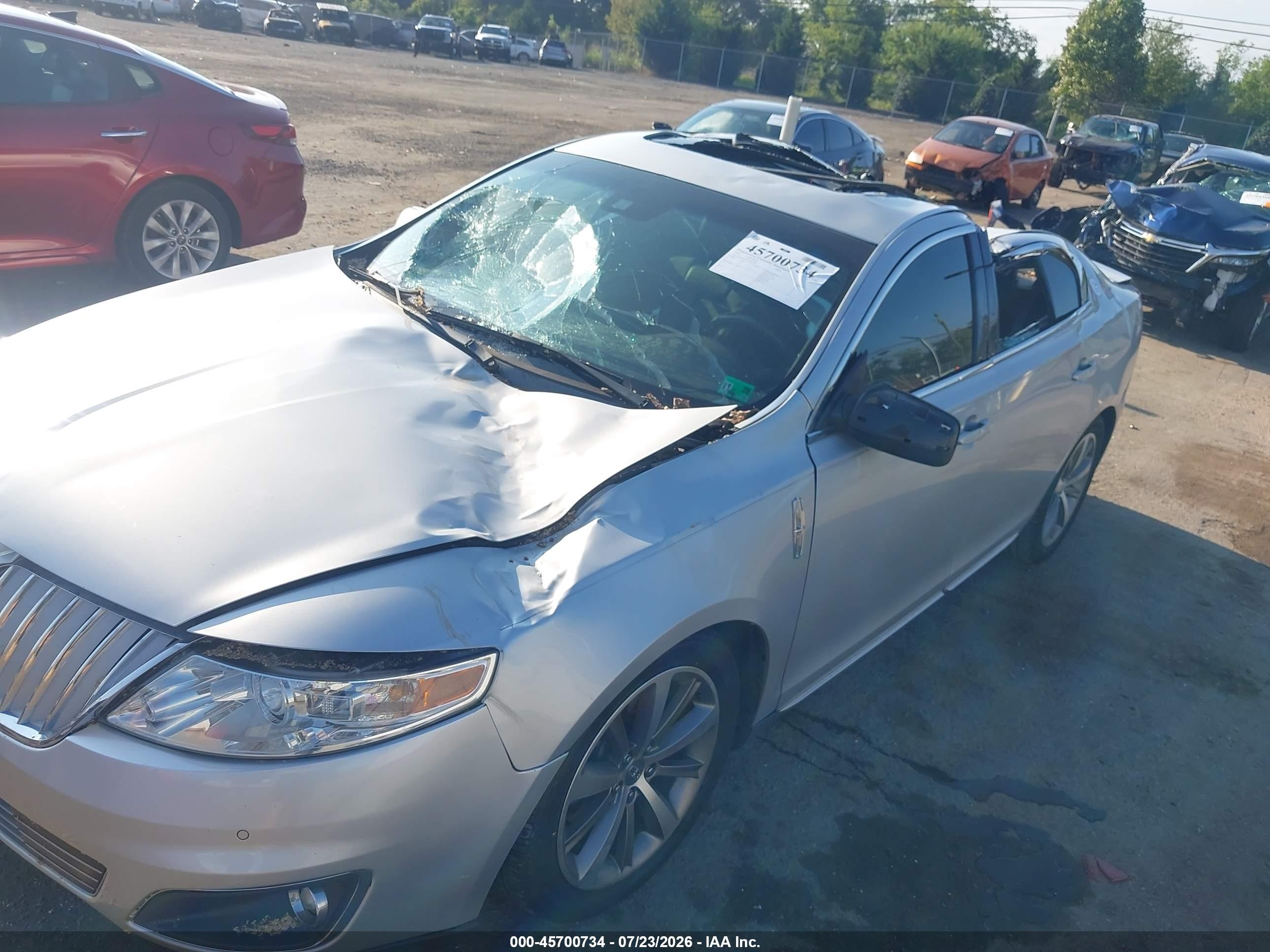 2009 Lincoln Mks   Silver vin: 1LNHM93R49G603149