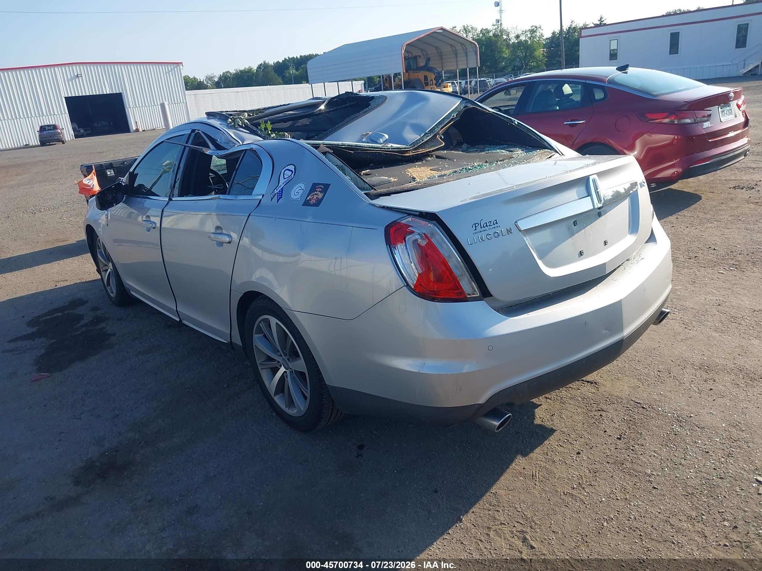 2009 Lincoln Mks   Silver vin: 1LNHM93R49G603149