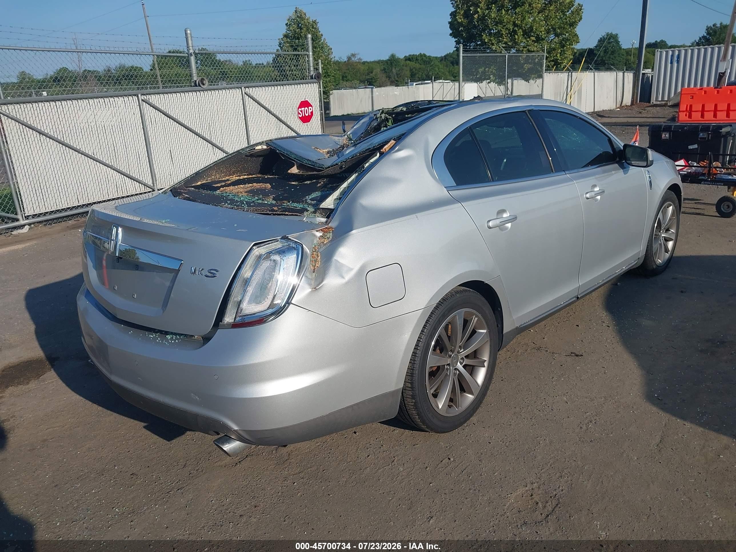 2009 Lincoln Mks   Silver vin: 1LNHM93R49G603149