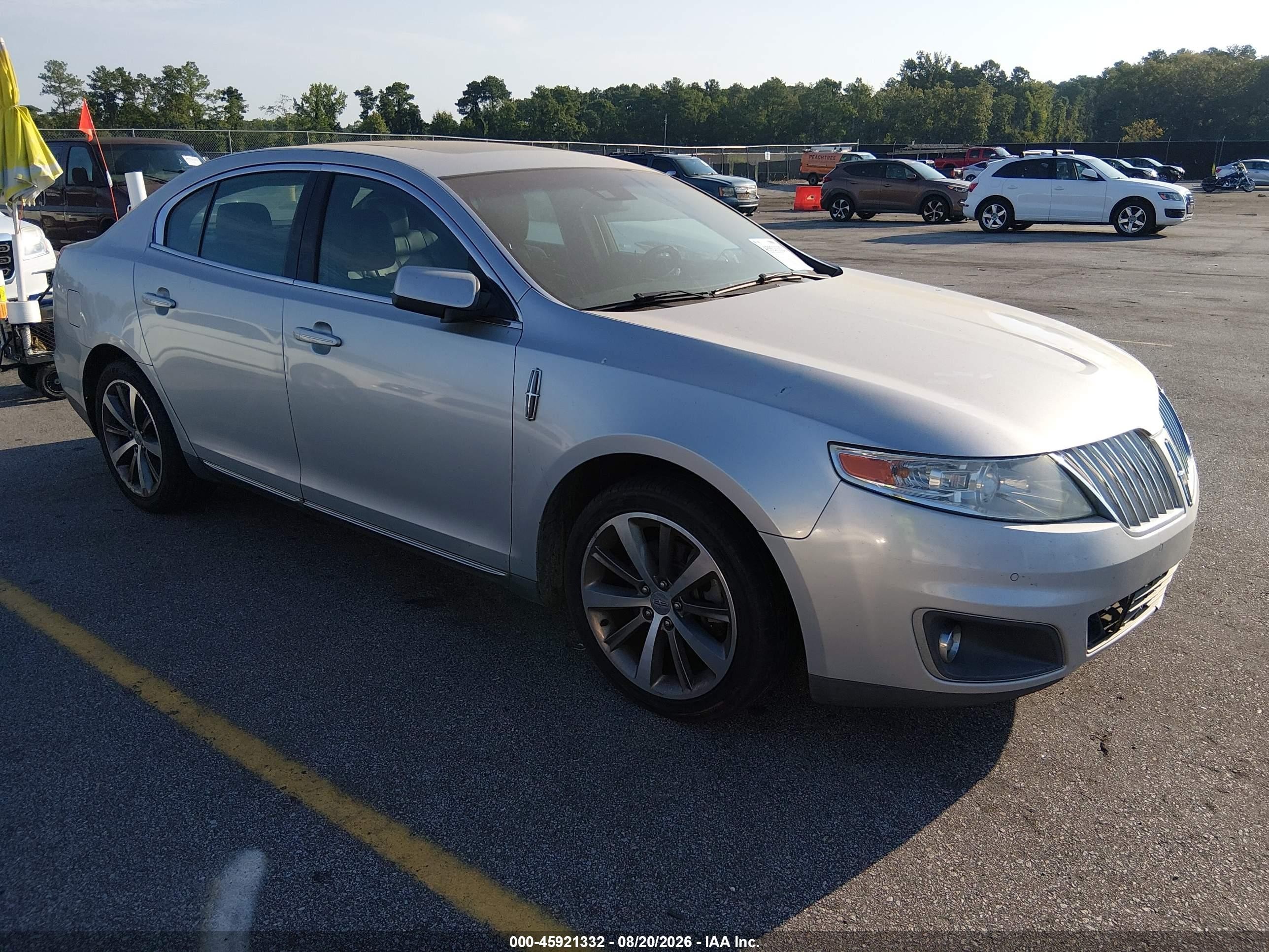 2009 Lincoln Mks   Silver vin: 1LNHM93R49G611316