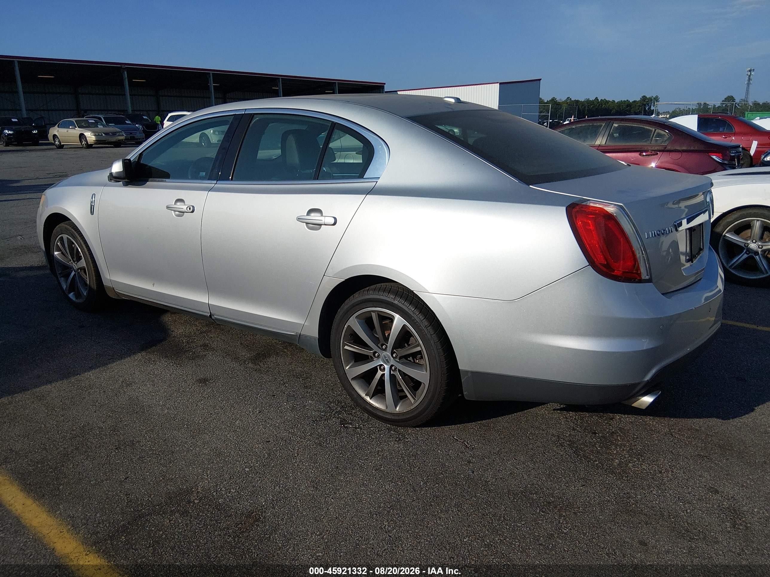 2009 Lincoln Mks   Silver vin: 1LNHM93R49G611316