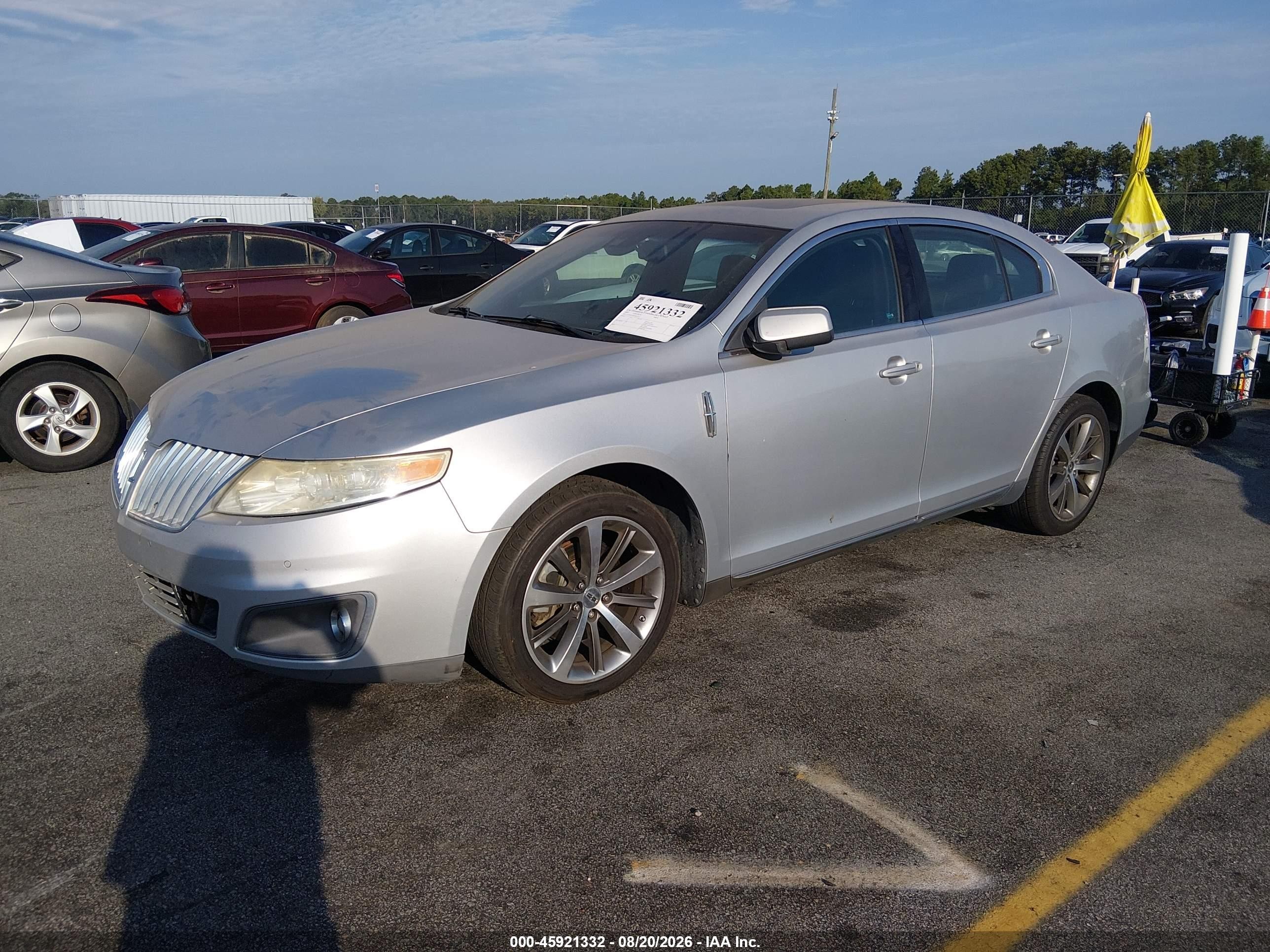 2009 Lincoln Mks   Silver vin: 1LNHM93R49G611316
