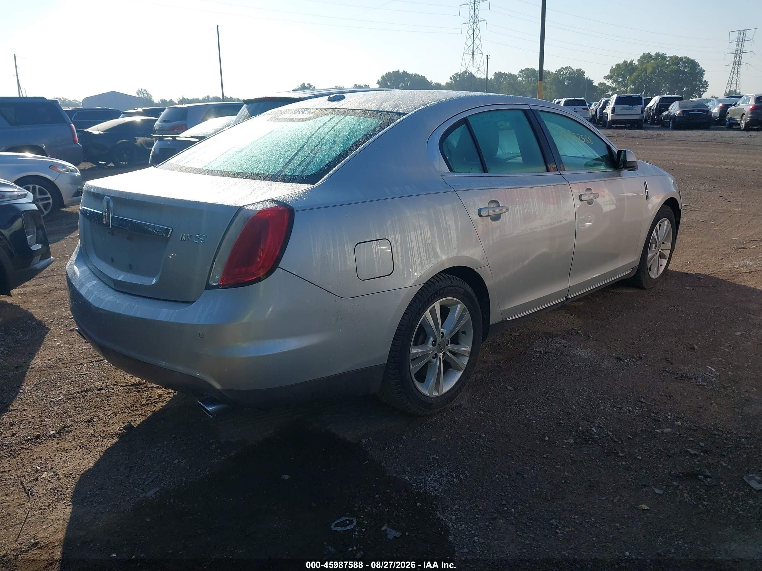 2009 Lincoln Mks   Silver vin: 1LNHM93R49G620419
