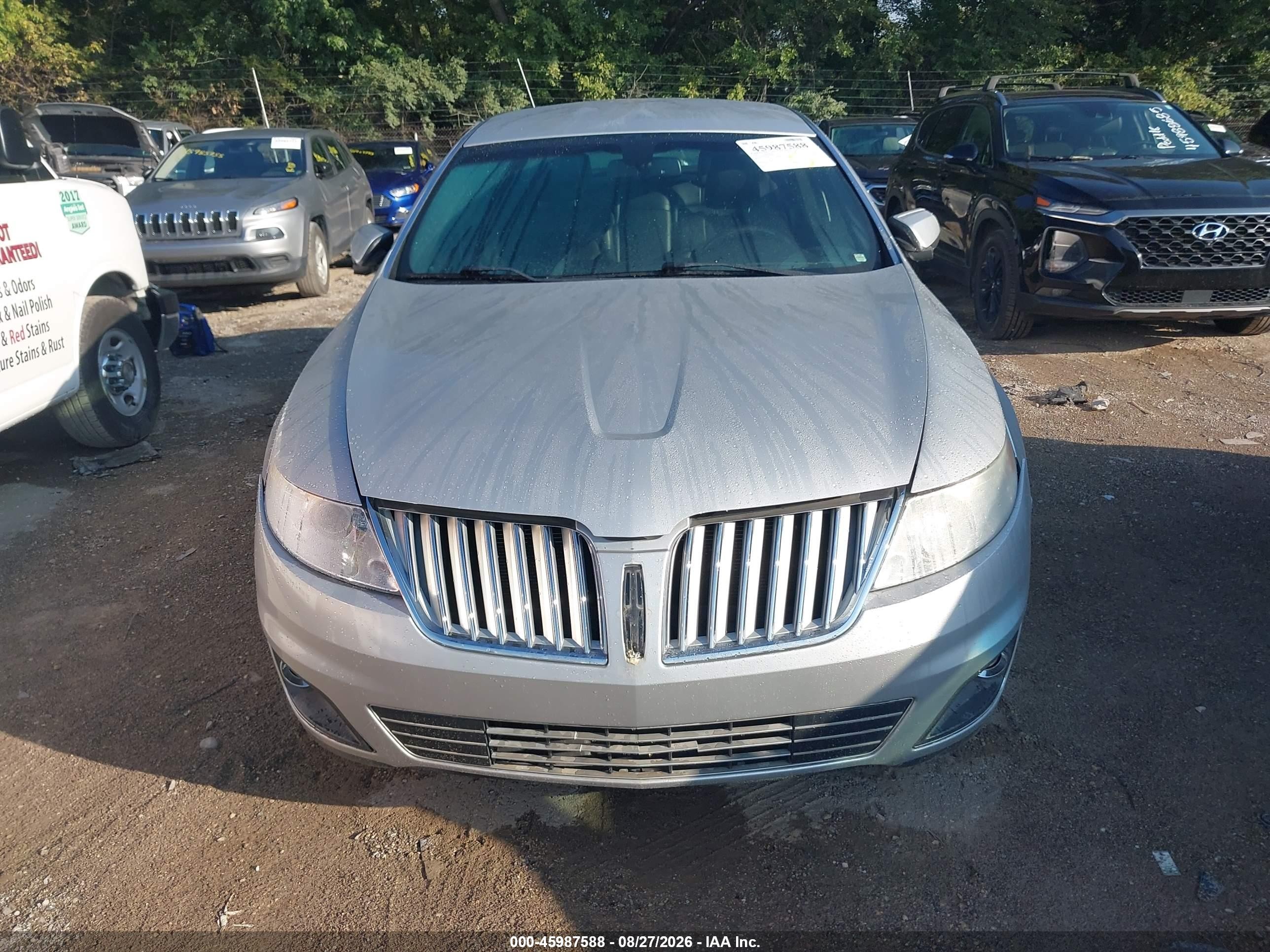 2009 Lincoln Mks   Silver vin: 1LNHM93R49G620419