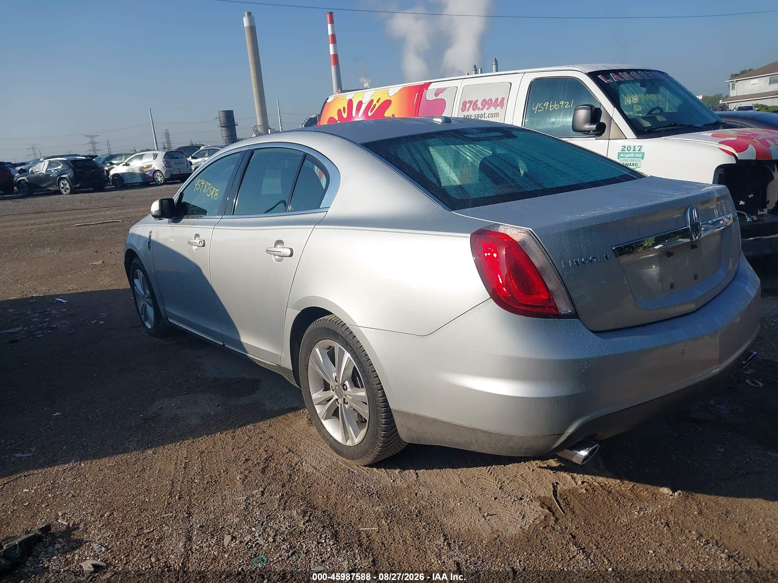 2009 Lincoln Mks   Silver vin: 1LNHM93R49G620419
