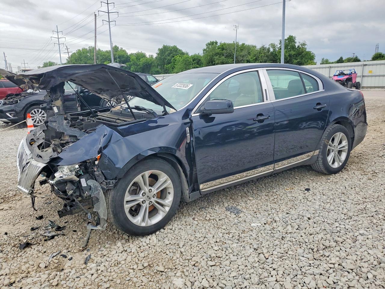 2009 Lincoln Mks Синий vin: 1LNHM93R59G609462