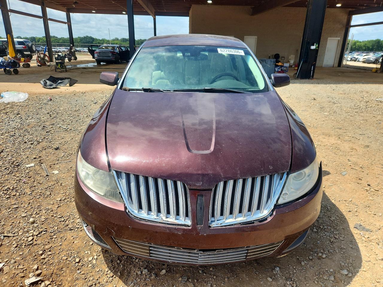 2009 Lincoln Mks Burgundy vin: 1LNHM93R69G605100