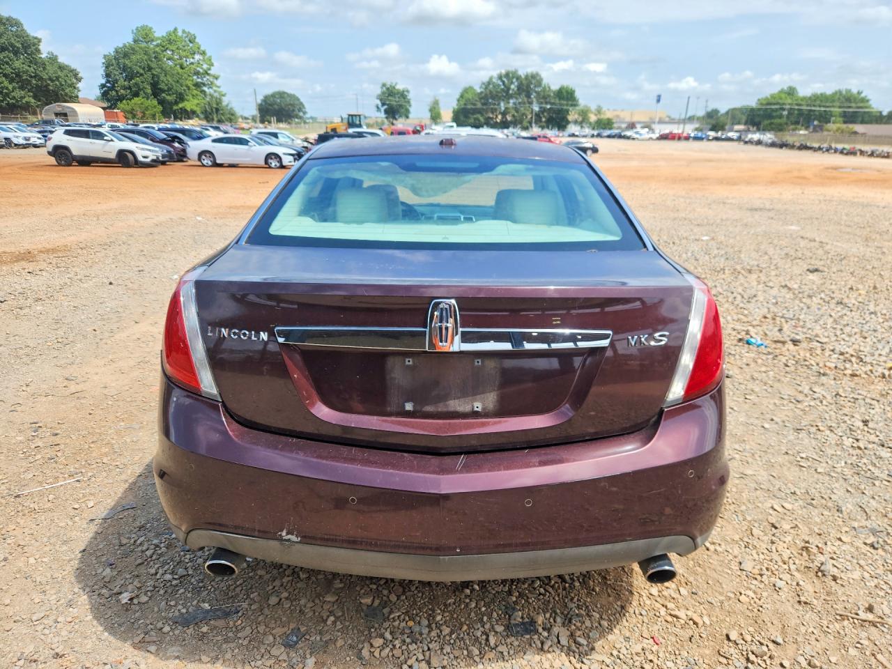 2009 Lincoln Mks Burgundy vin: 1LNHM93R69G605100