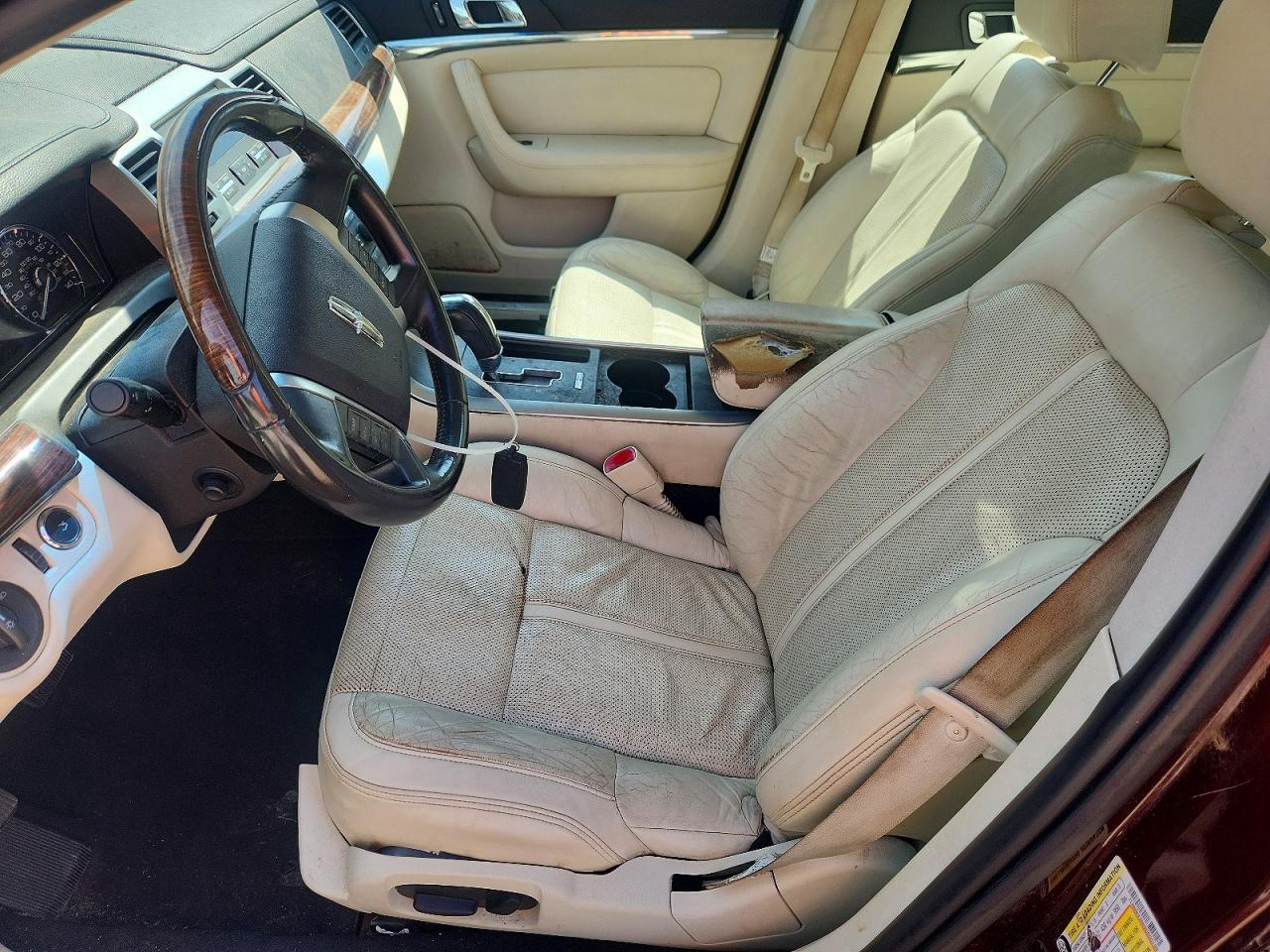 2009 Lincoln Mks Burgundy vin: 1LNHM93R69G605100