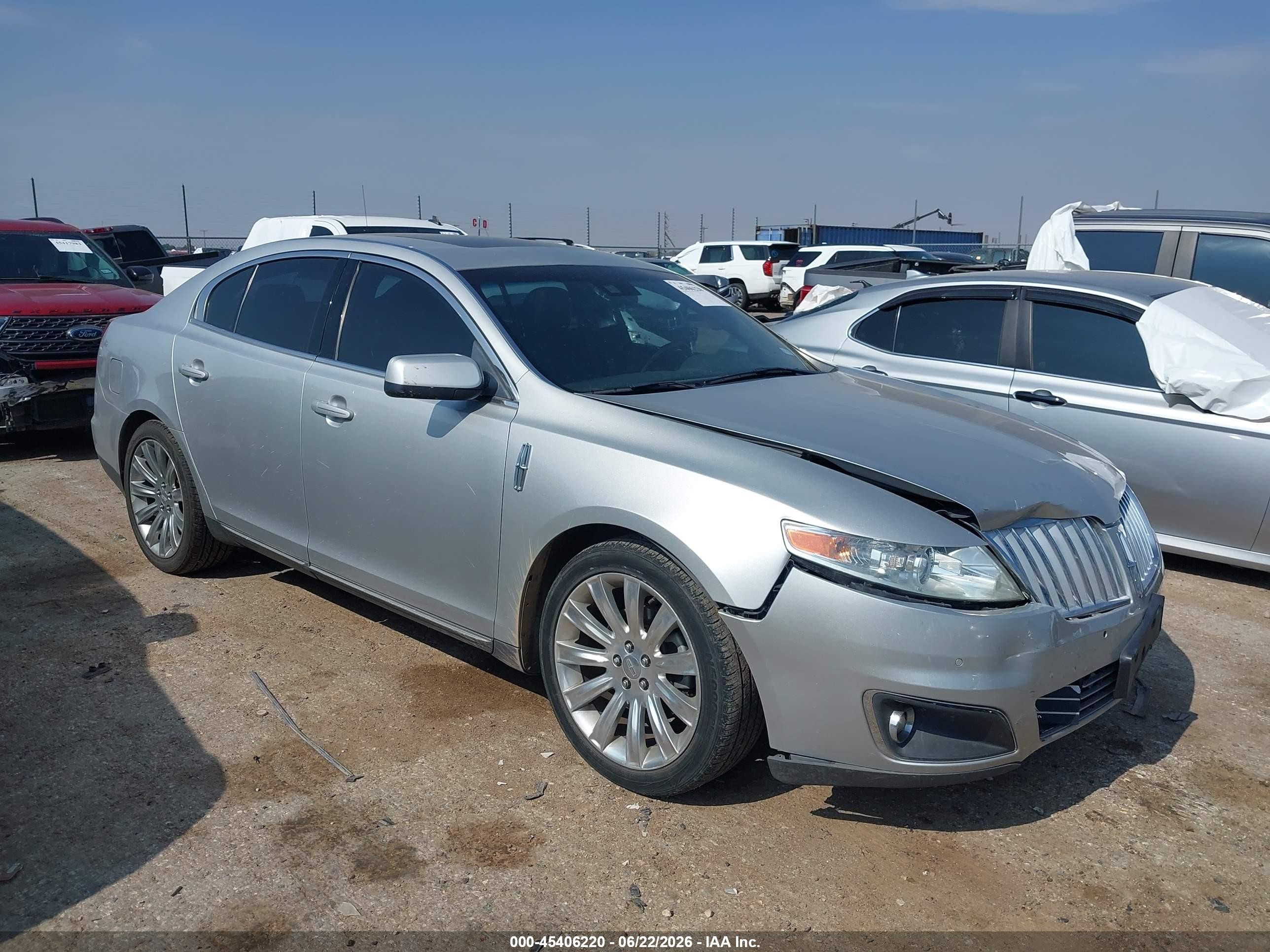2009 Lincoln Mks   Silver vin: 1LNHM93R69G629686