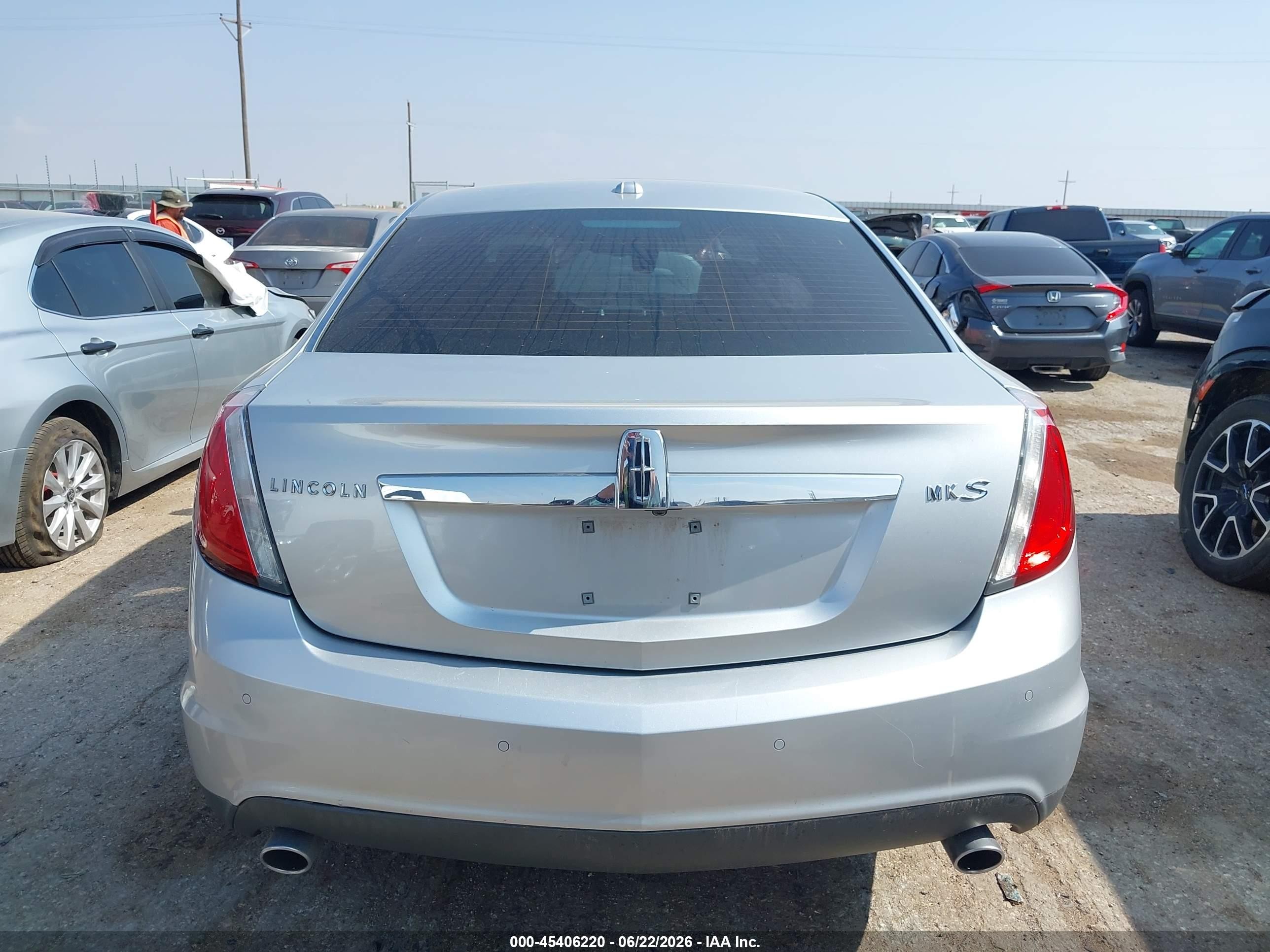 2009 Lincoln Mks   Silver vin: 1LNHM93R69G629686