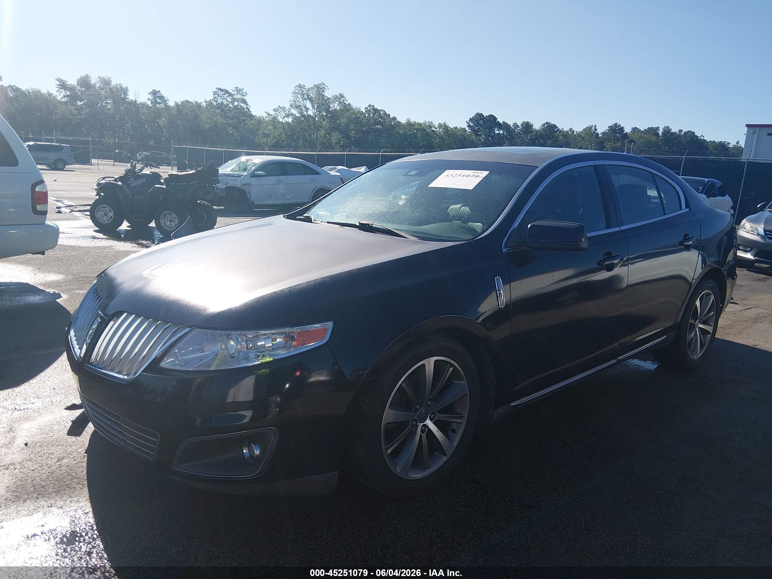 2009 Lincoln Mks   Gray vin: 1LNHM93R79G606837
