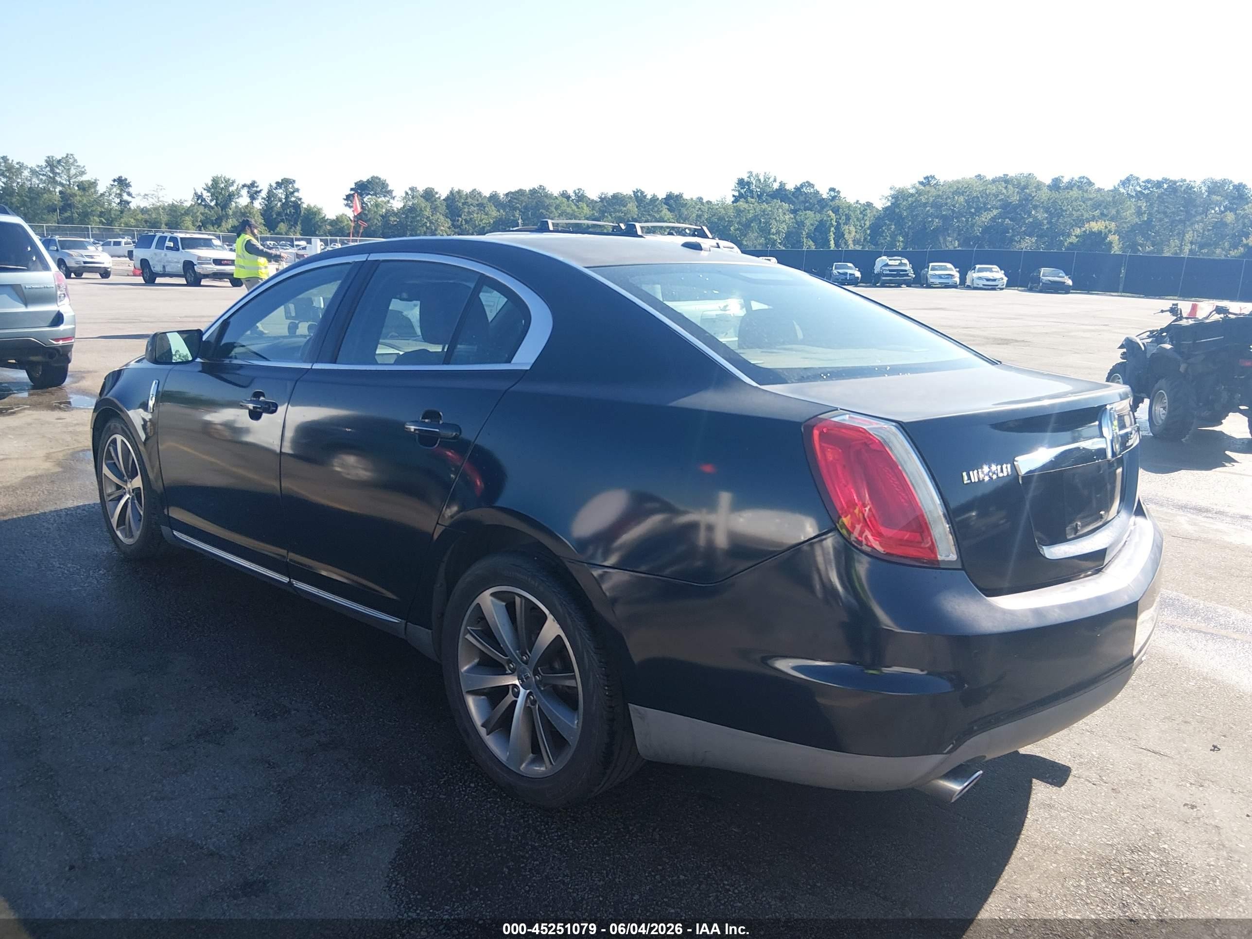 2009 Lincoln Mks   Gray vin: 1LNHM93R79G606837