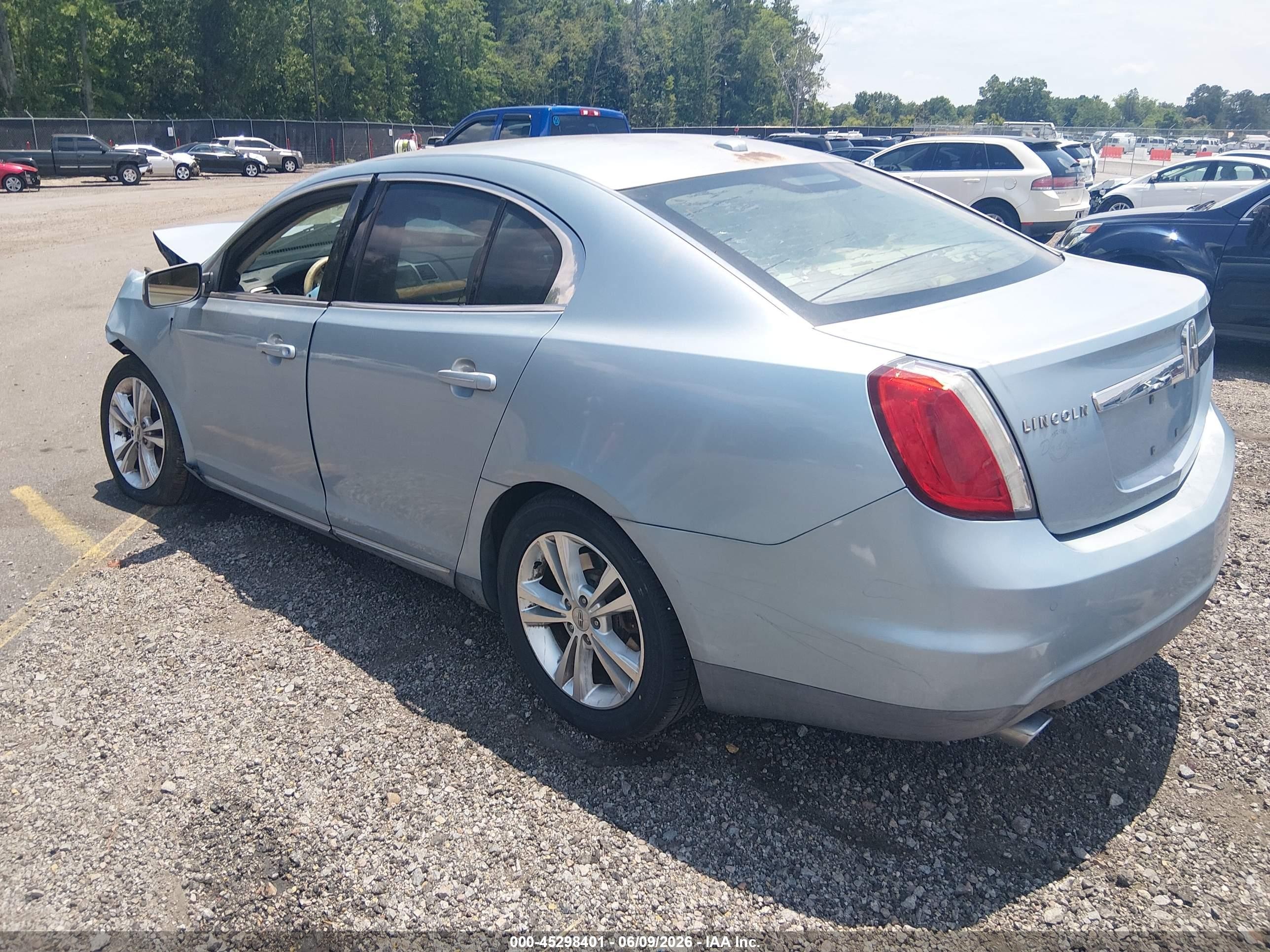 2009 Lincoln Mks   Gray vin: 1LNHM93R89G603137