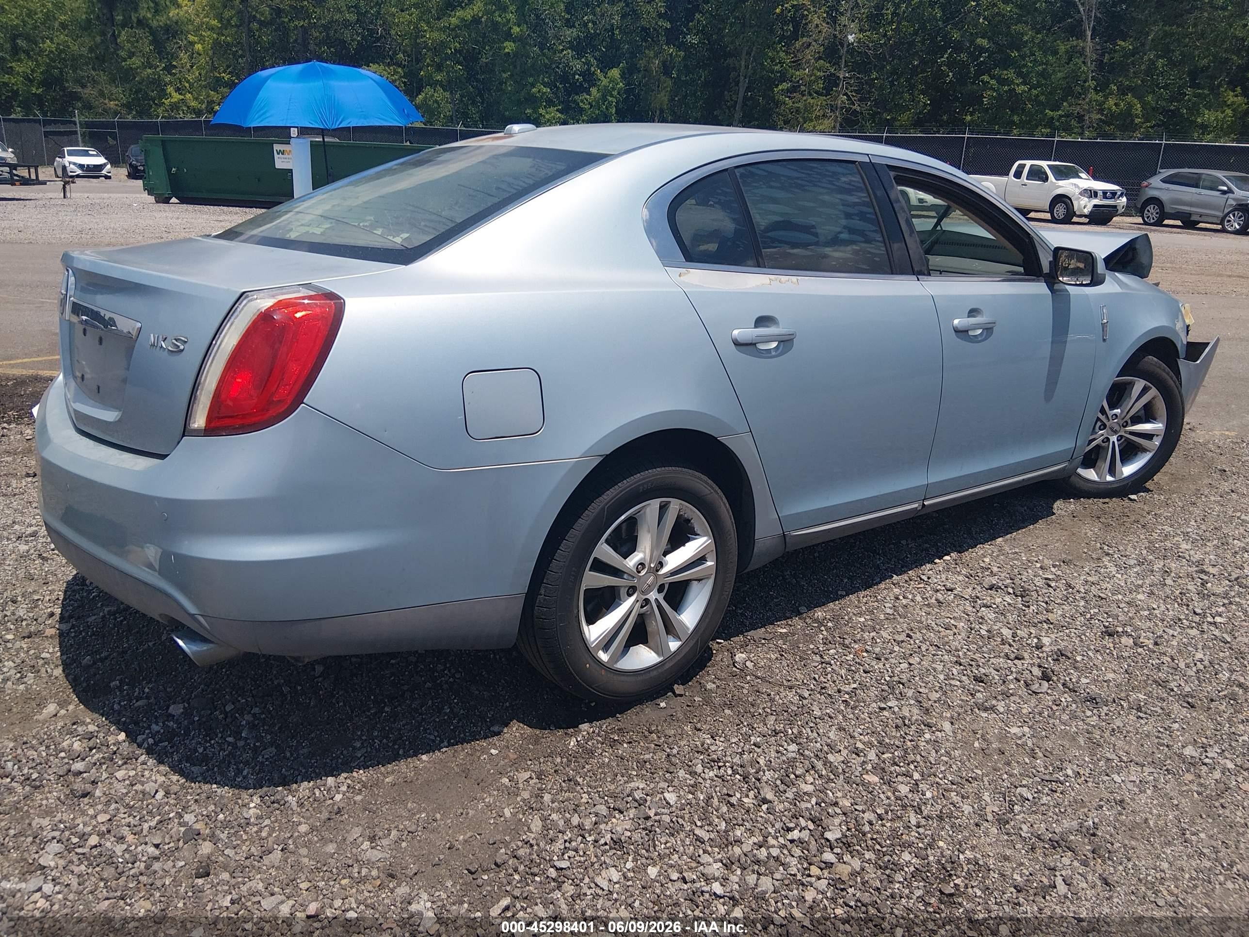 2009 Lincoln Mks   Gray vin: 1LNHM93R89G603137