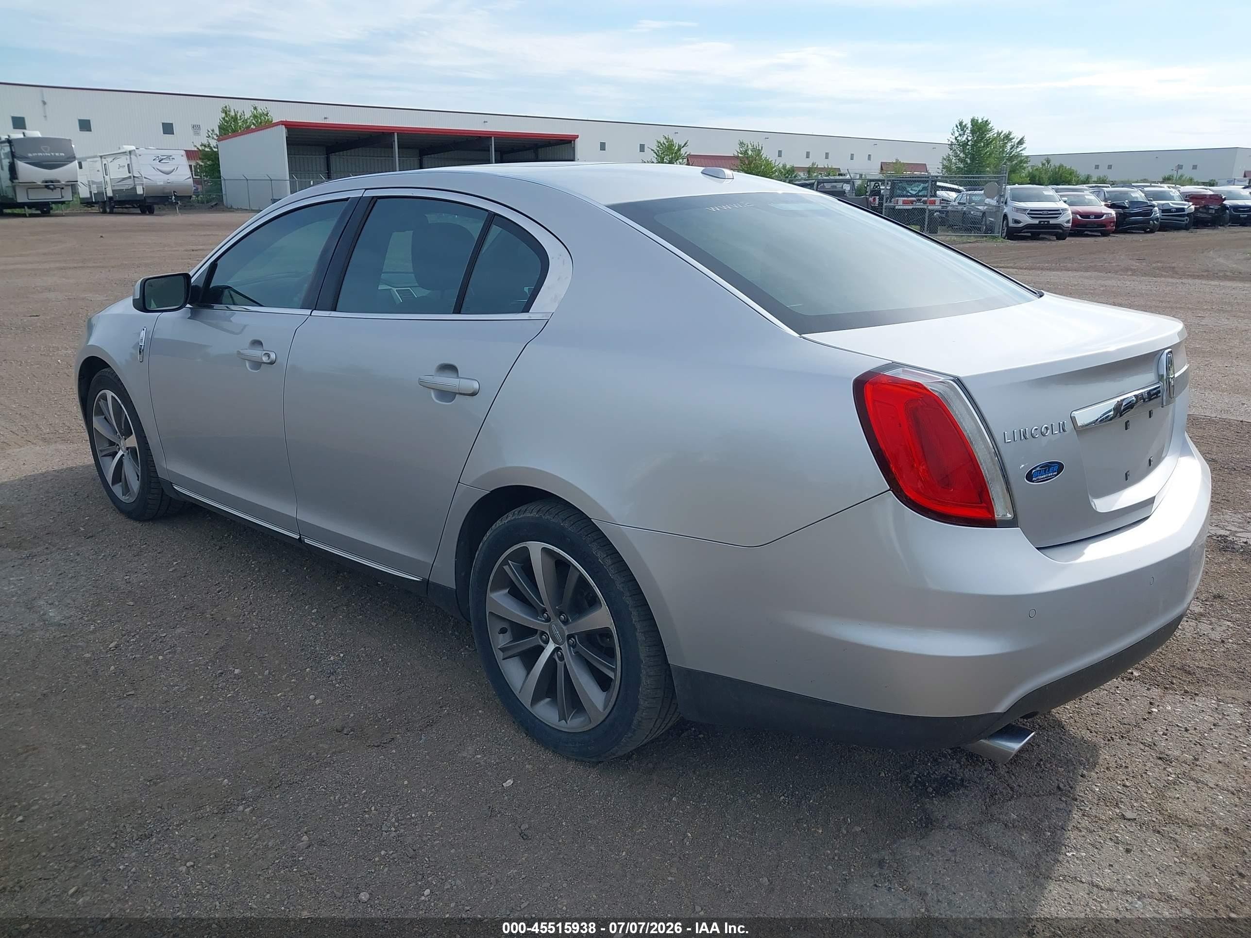 2009 Lincoln Mks   Silver vin: 1LNHM93R99G615264