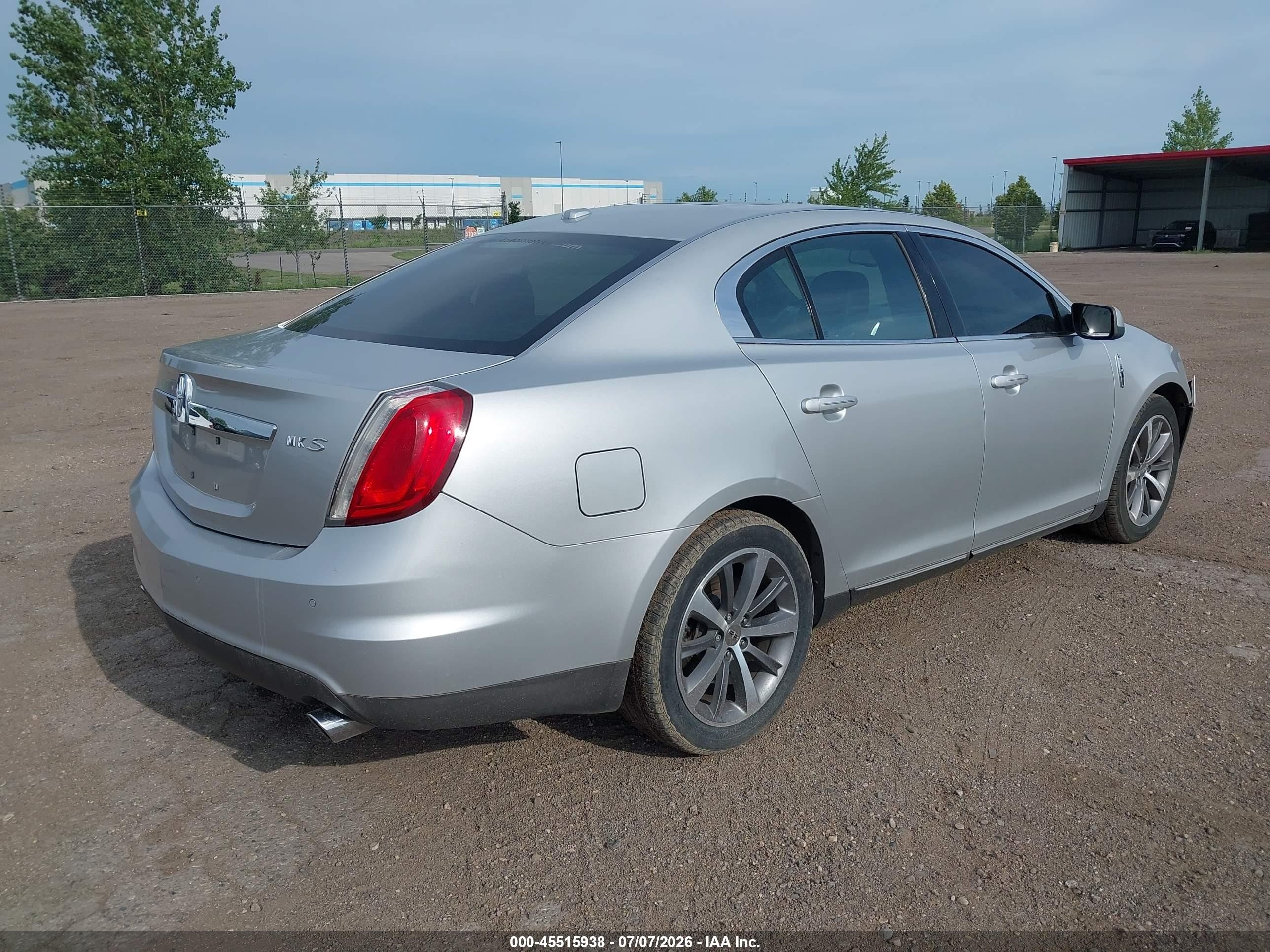 2009 Lincoln Mks   Silver vin: 1LNHM93R99G615264