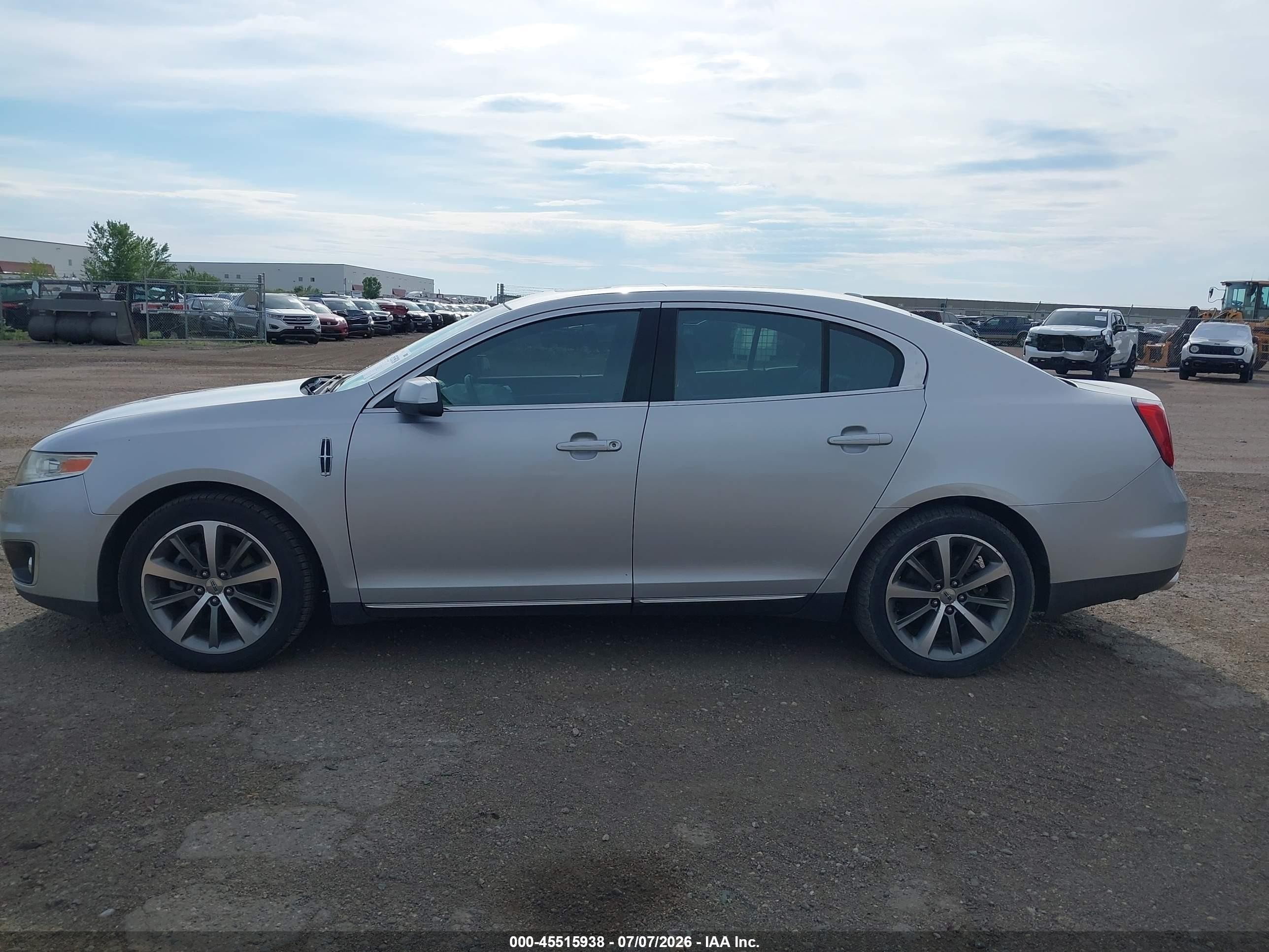 2009 Lincoln Mks   Silver vin: 1LNHM93R99G615264
