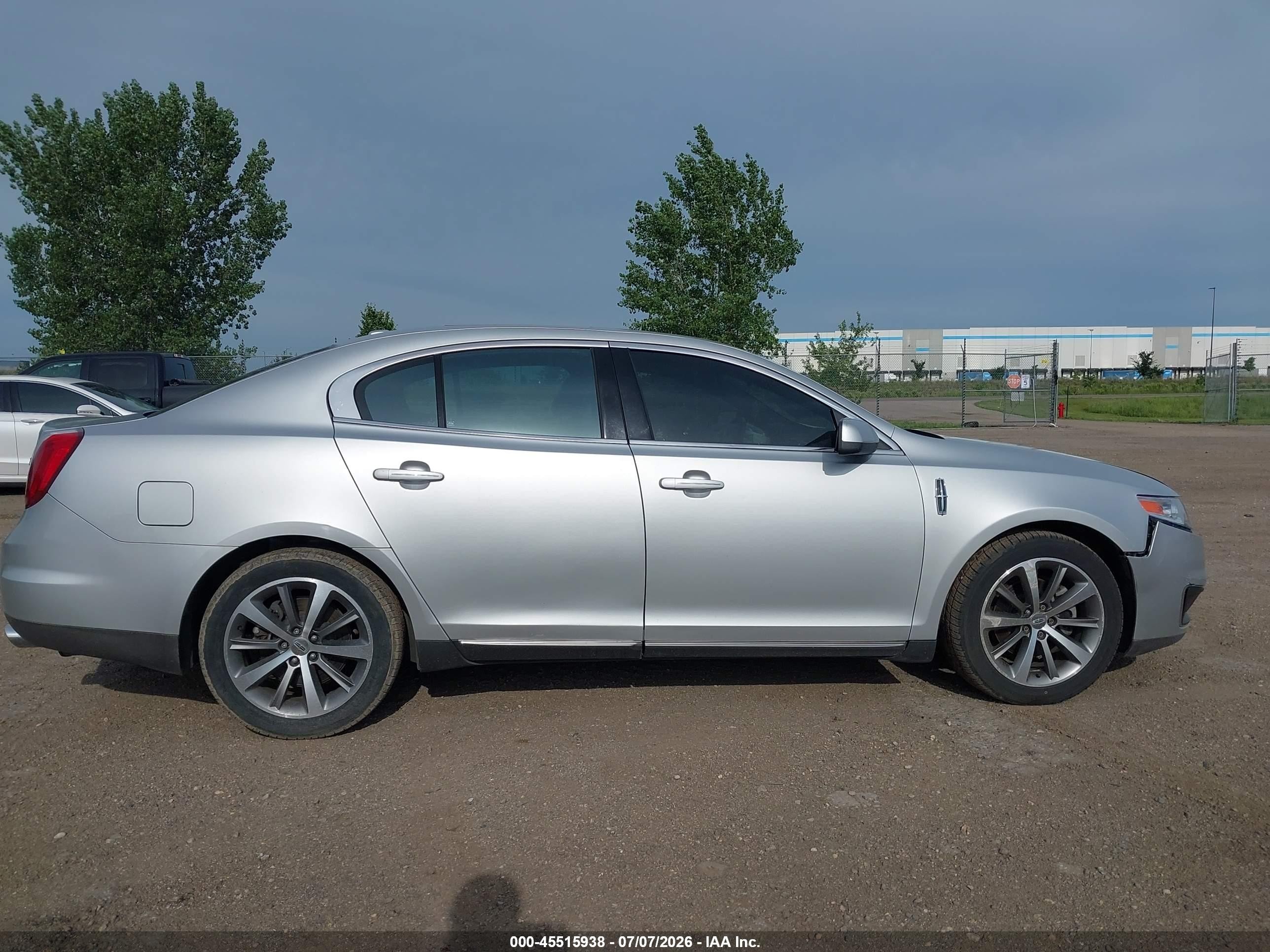 2009 Lincoln Mks   Silver vin: 1LNHM93R99G615264
