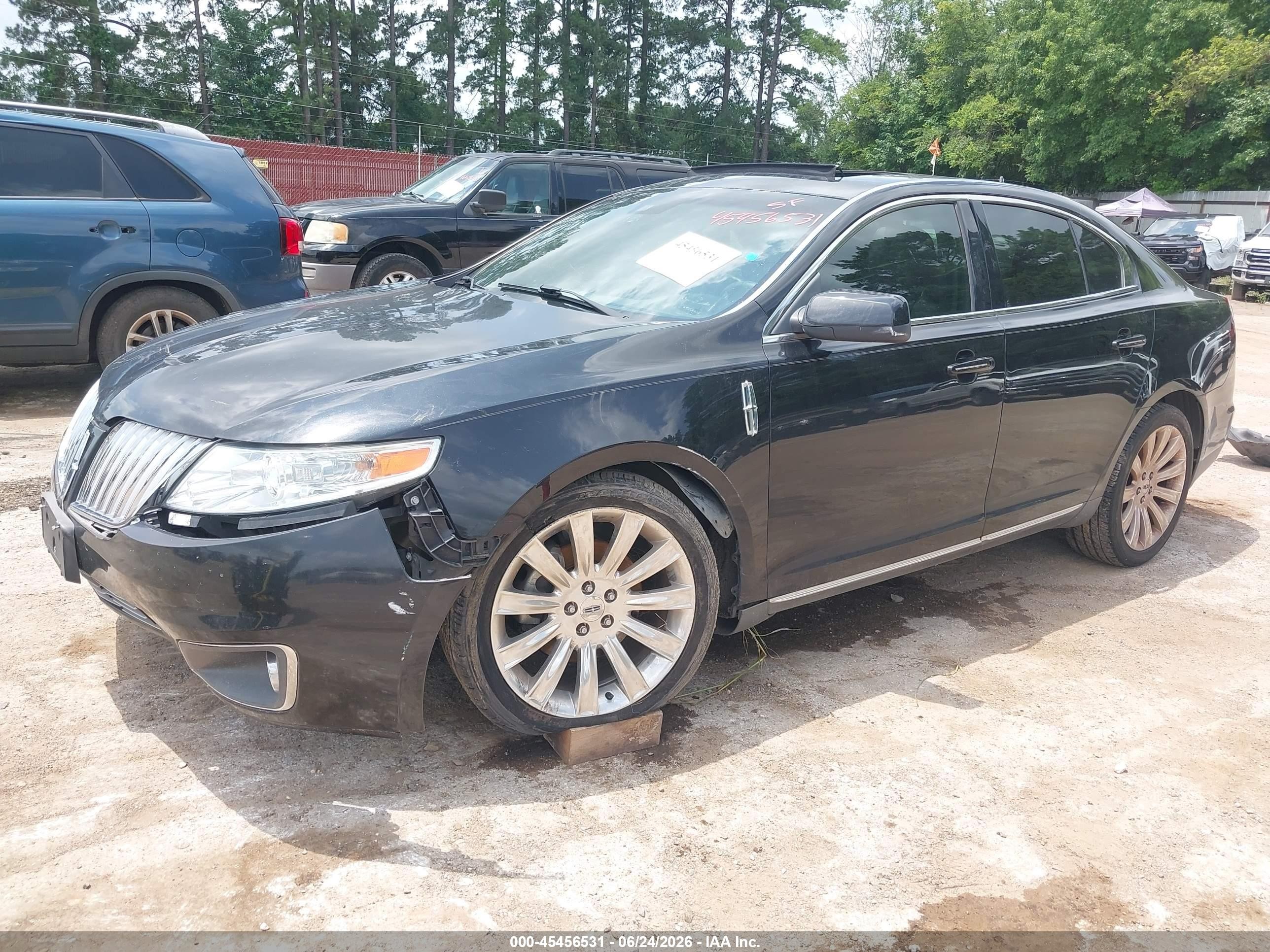 2009 Lincoln Mks   Black vin: 1LNHM93R99G621596
