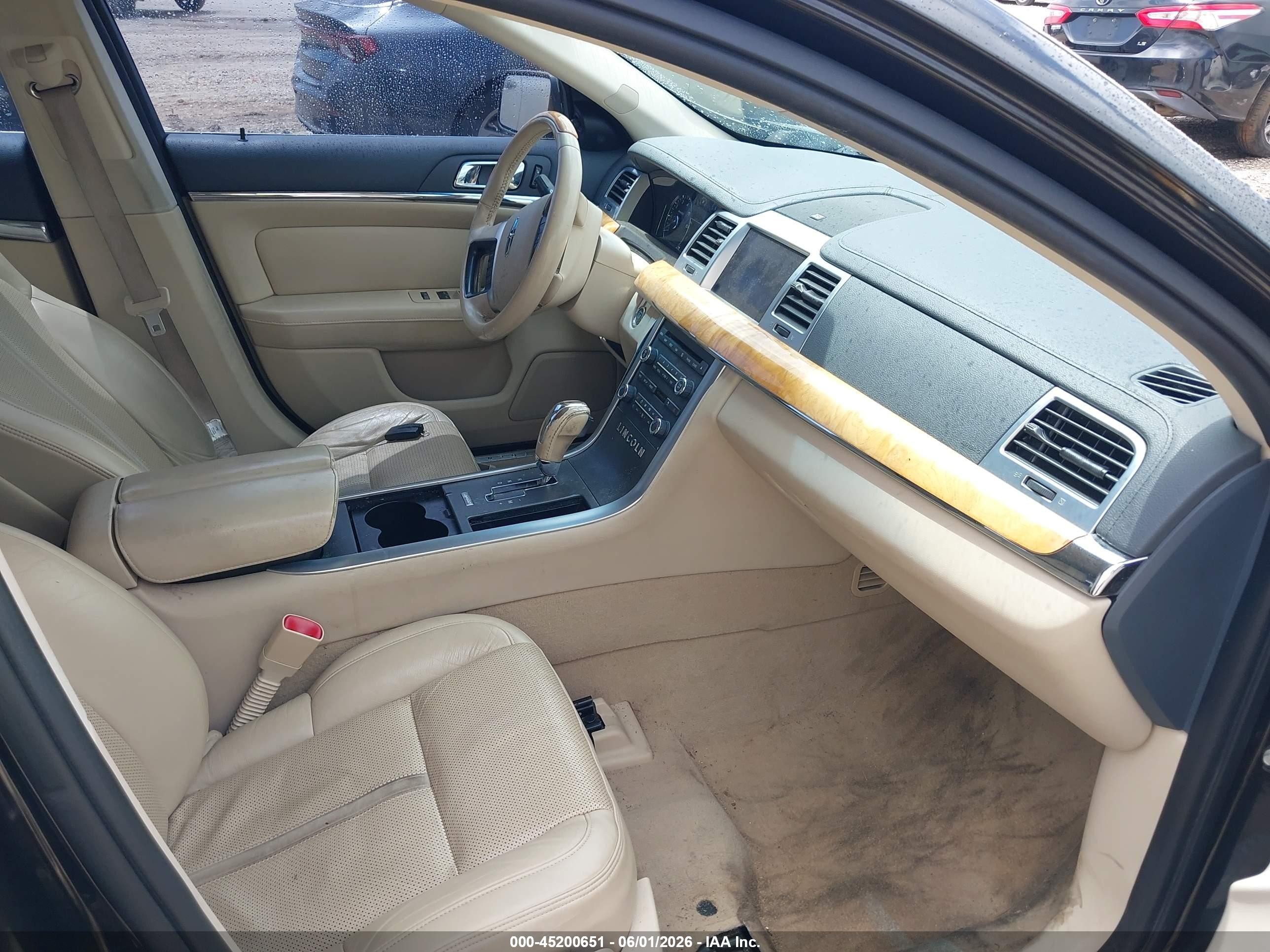 2009 Lincoln Mks   Black vin: 1LNHM93RX9G601244