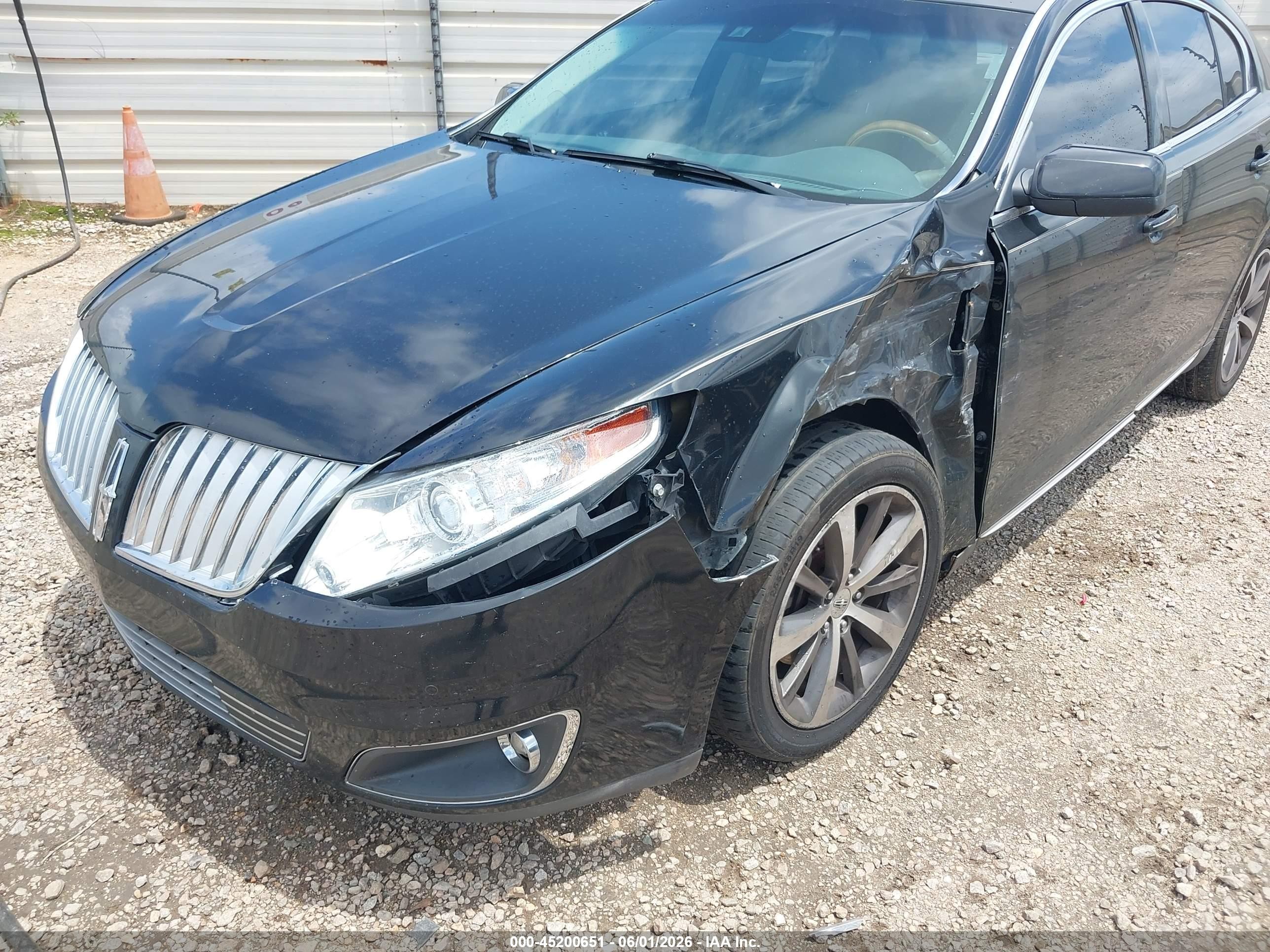2009 Lincoln Mks   Black vin: 1LNHM93RX9G601244