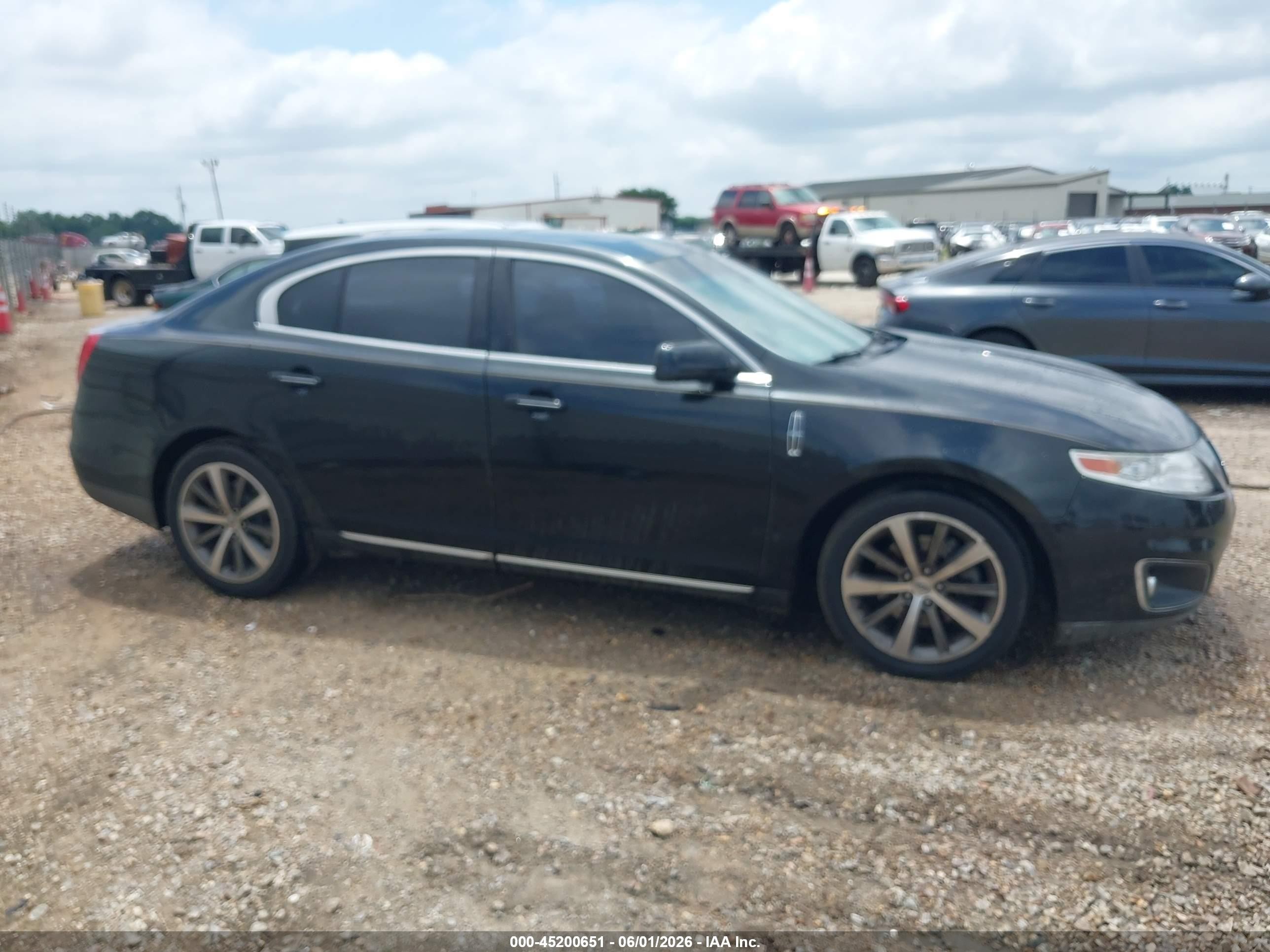 2009 Lincoln Mks   Black vin: 1LNHM93RX9G601244