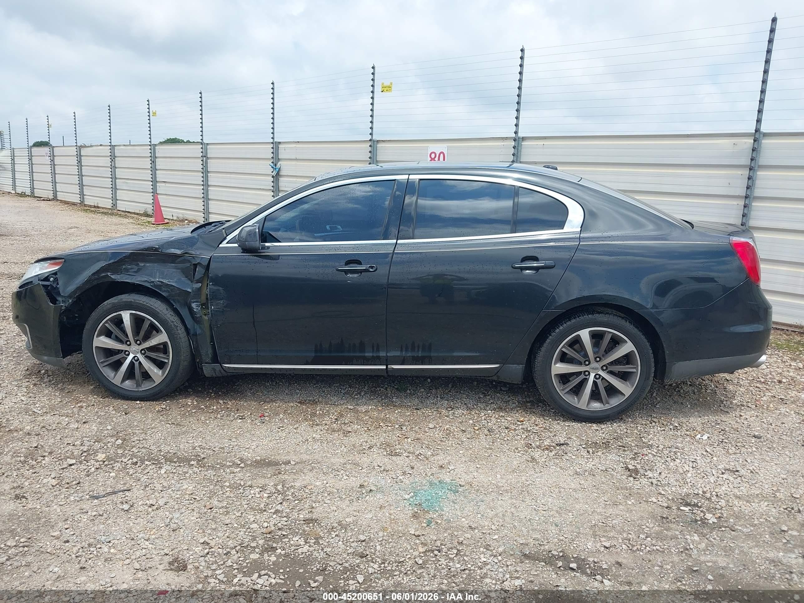 2009 Lincoln Mks   Black vin: 1LNHM93RX9G601244