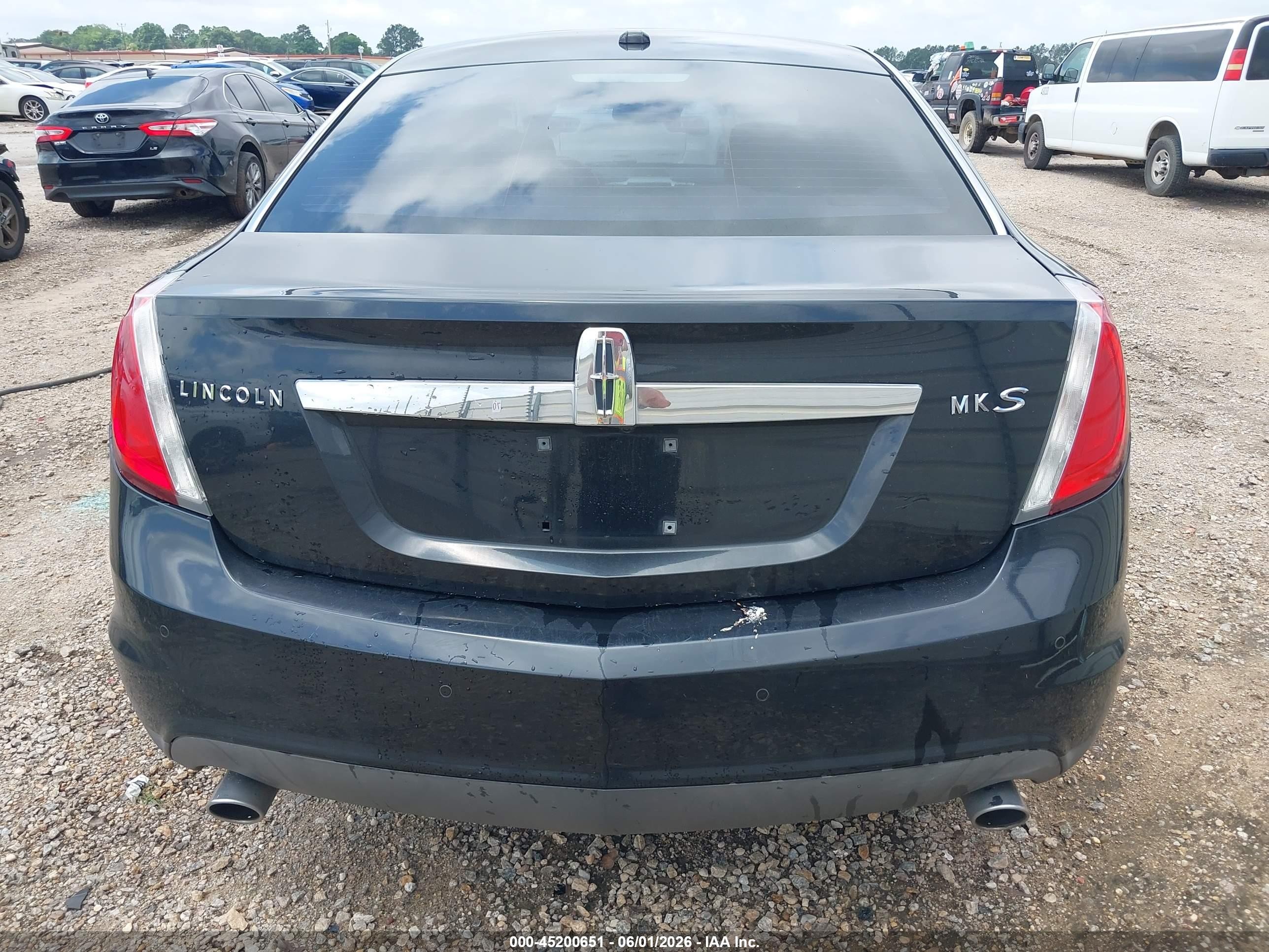 2009 Lincoln Mks   Black vin: 1LNHM93RX9G601244