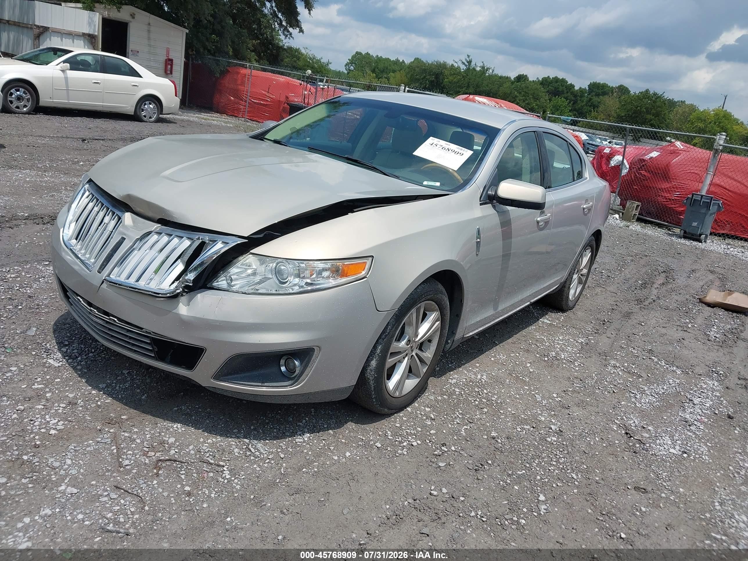 2009 Lincoln Mks   Champagne vin: 1LNHM93RX9G619307