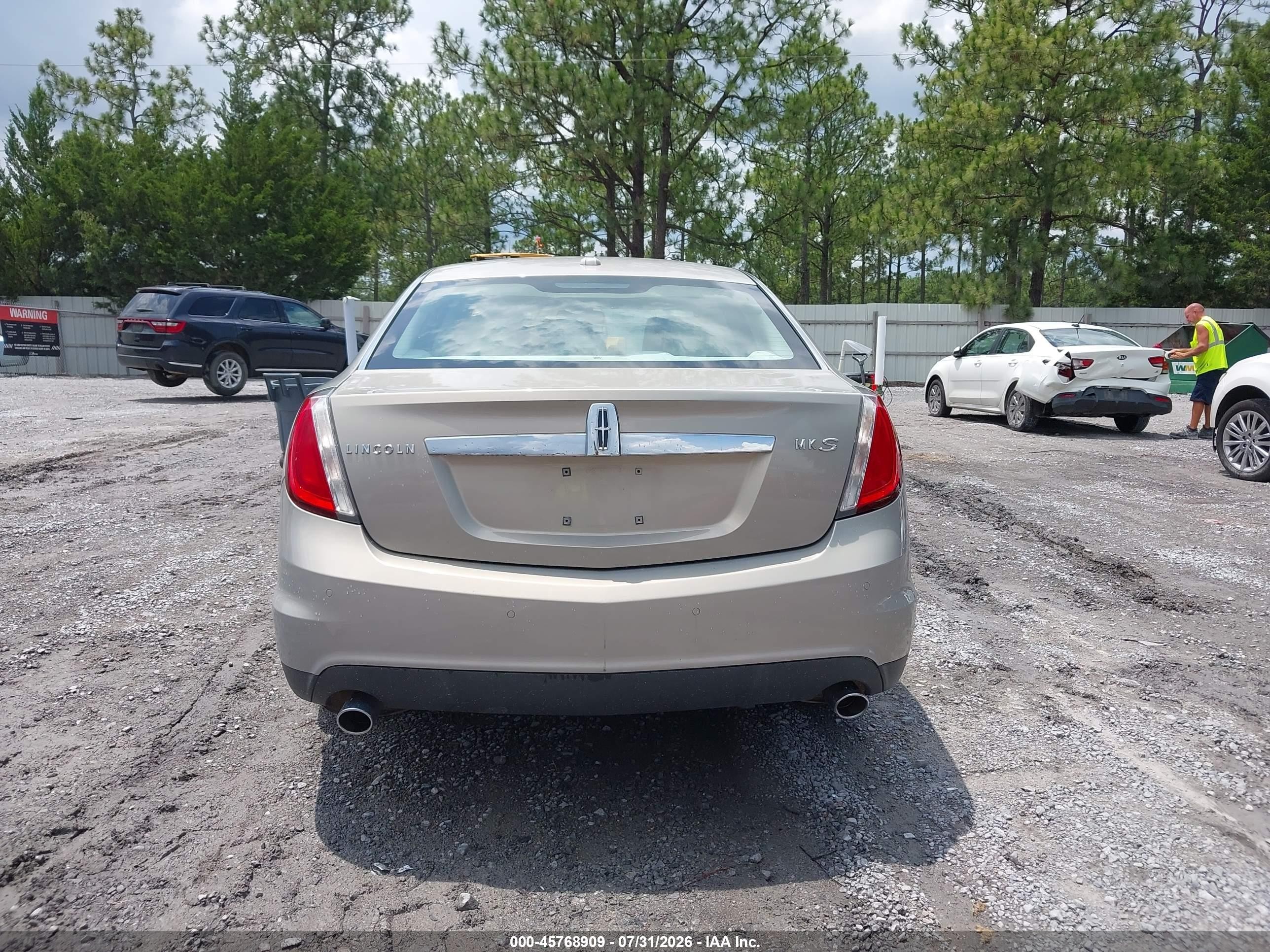 2009 Lincoln Mks   Champagne vin: 1LNHM93RX9G619307