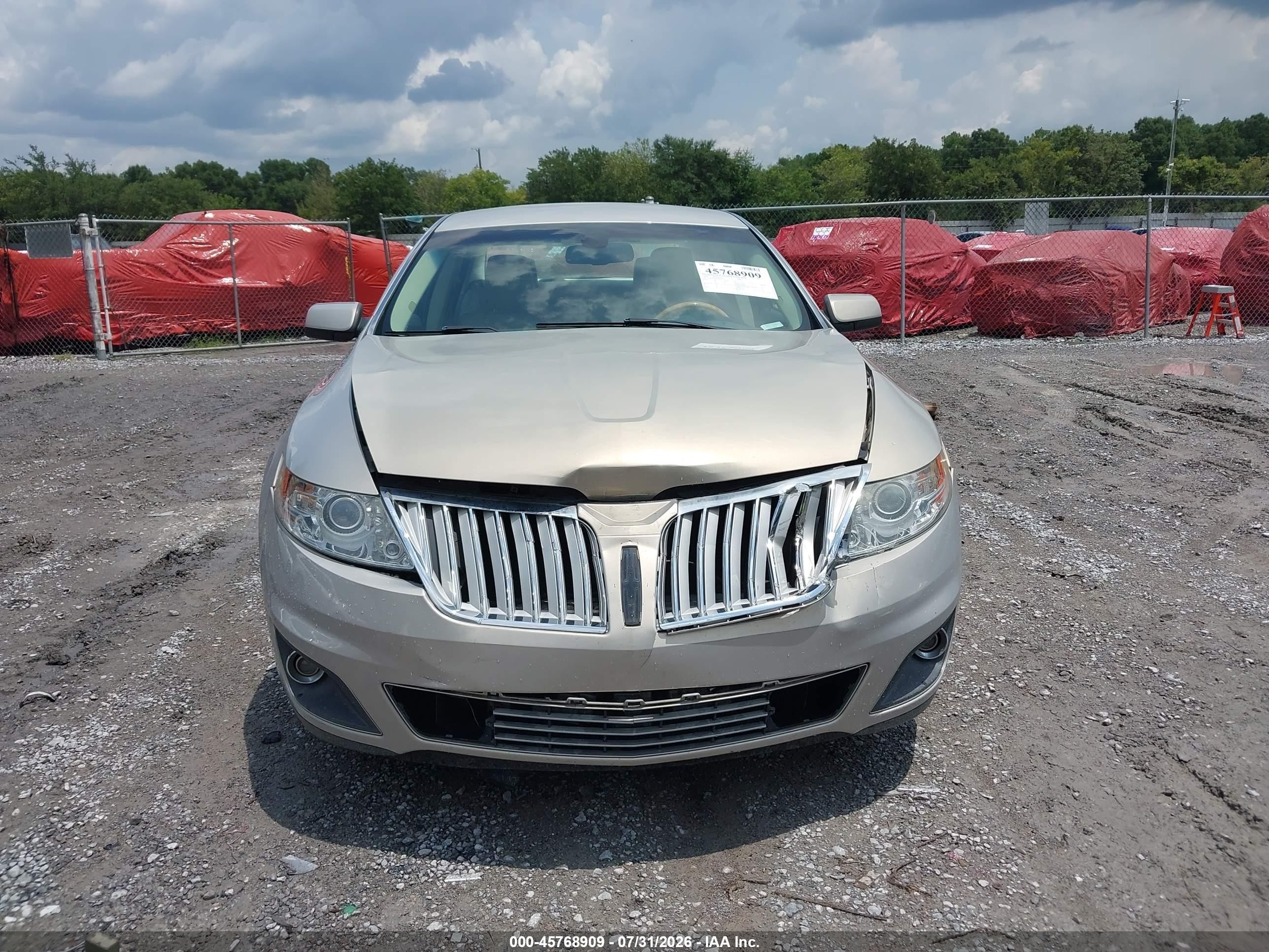 2009 Lincoln Mks   Champagne vin: 1LNHM93RX9G619307