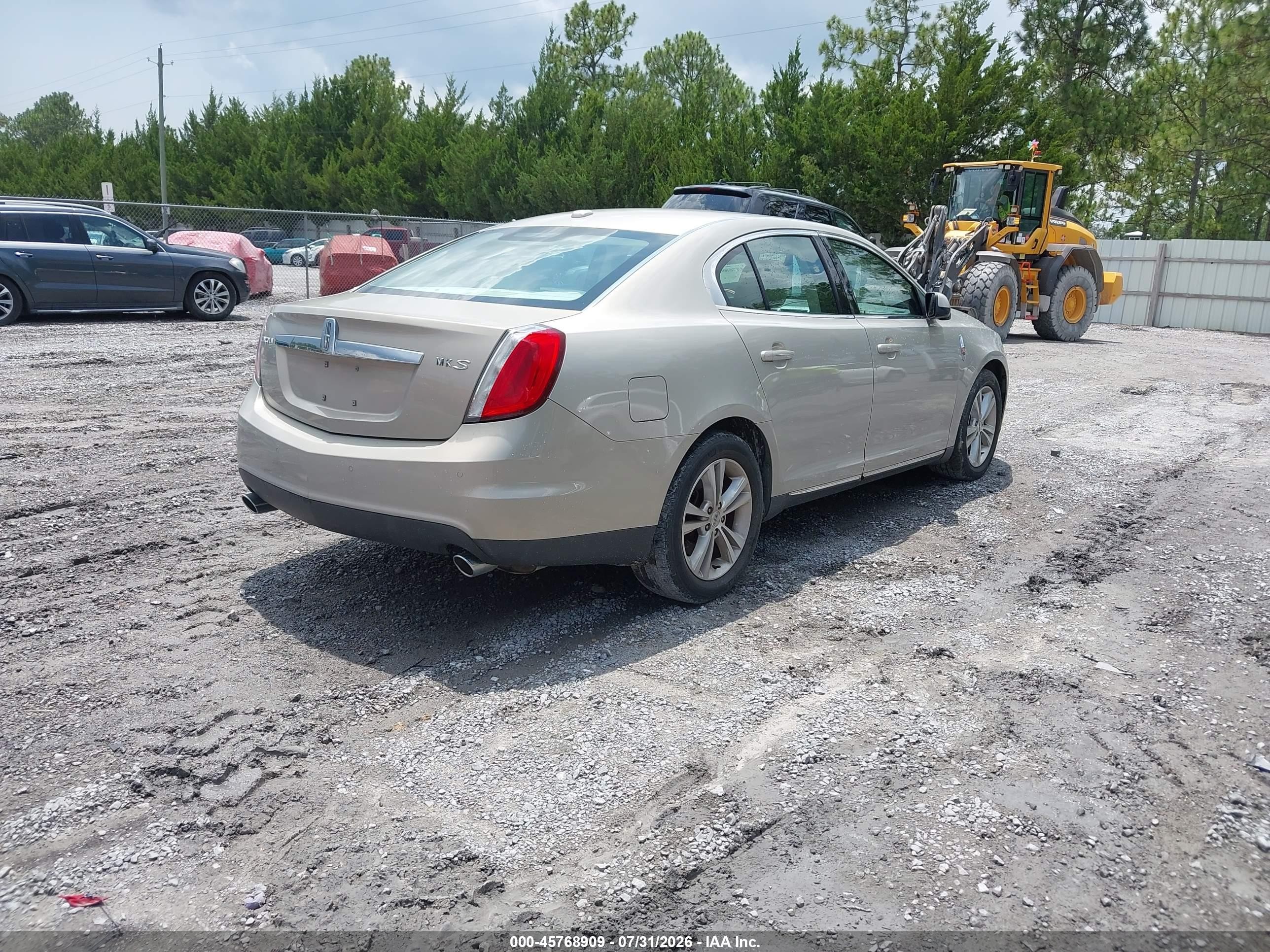 2009 Lincoln Mks   Champagne vin: 1LNHM93RX9G619307