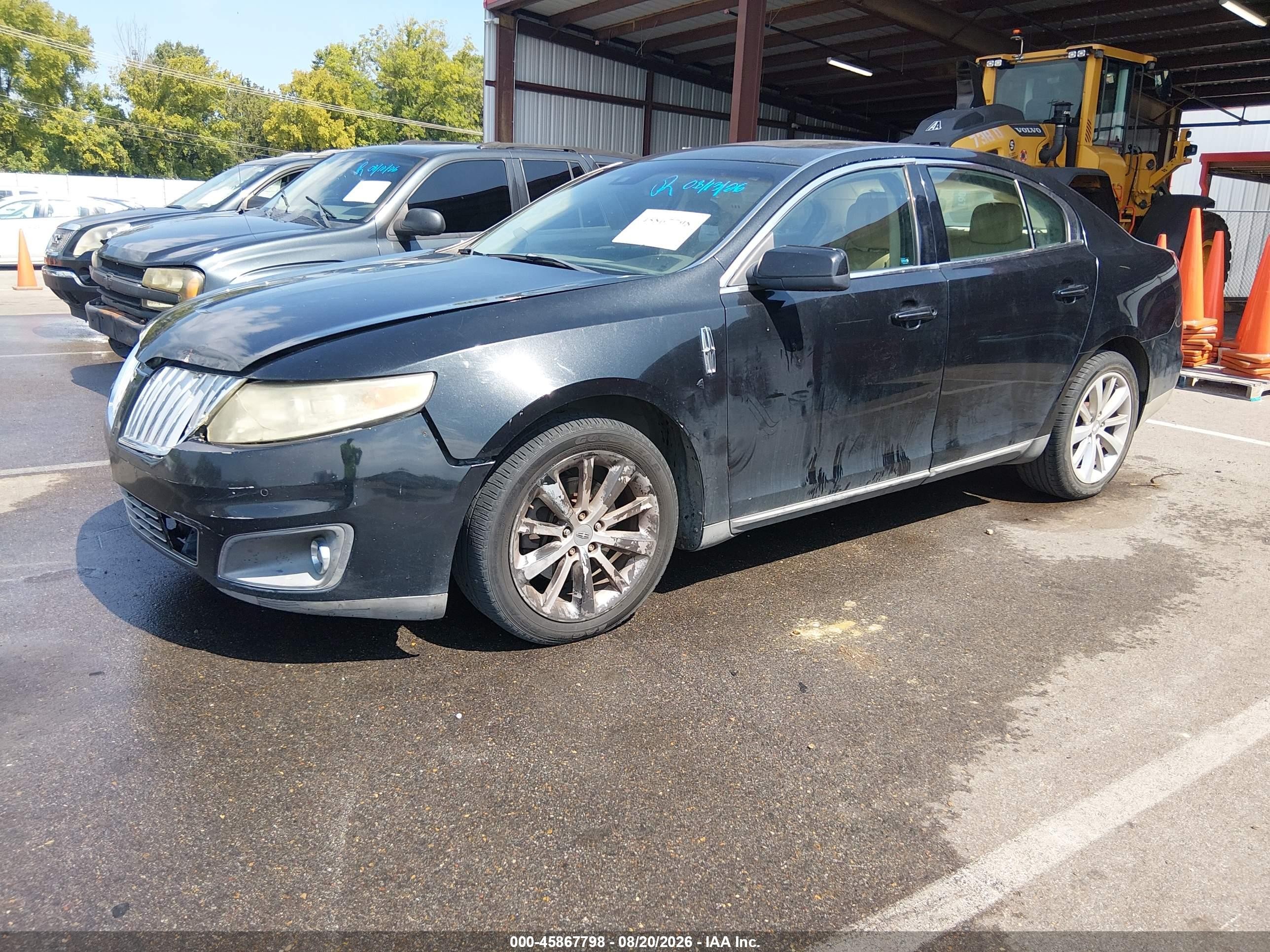 2009 Lincoln Mks   Black vin: 1LNHM93RX9G621378