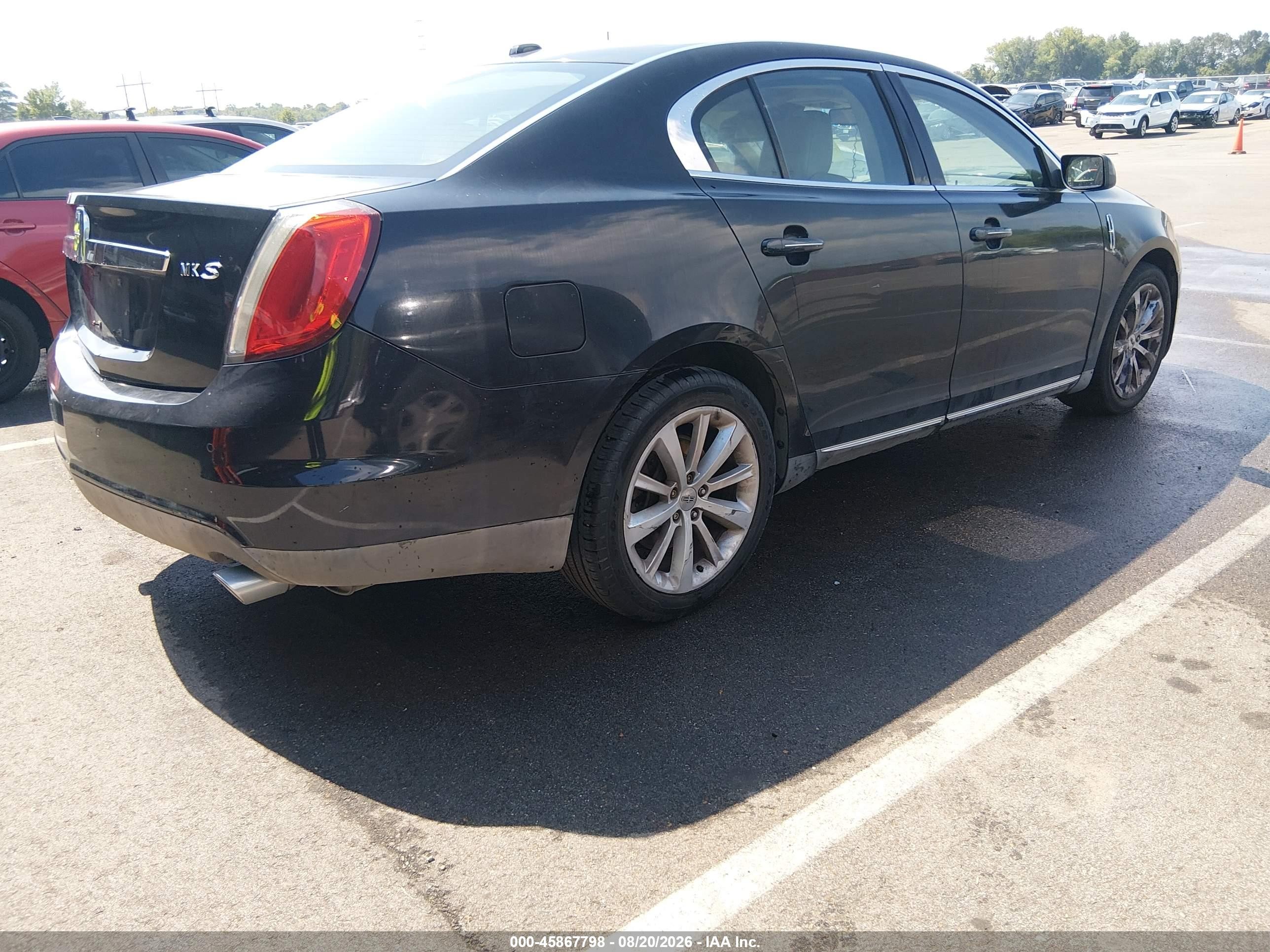 2009 Lincoln Mks   Black vin: 1LNHM93RX9G621378