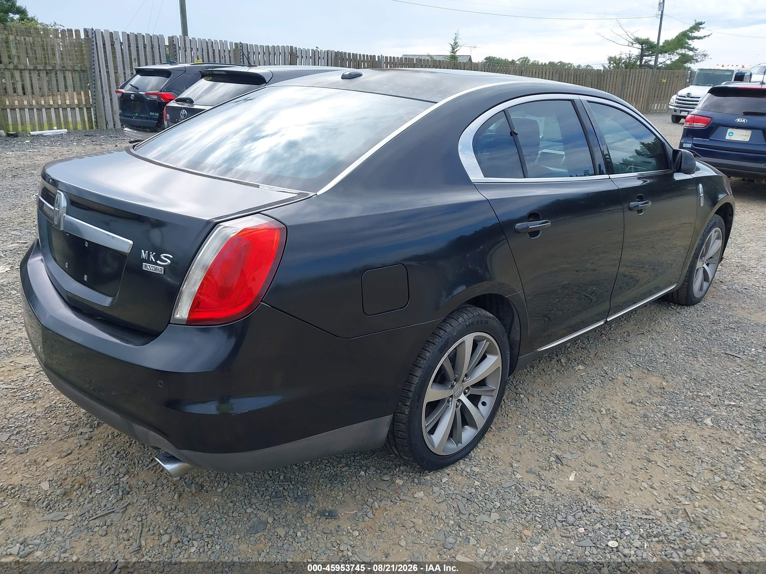2009 Lincoln Mks   Black vin: 1LNHM94R09G614972